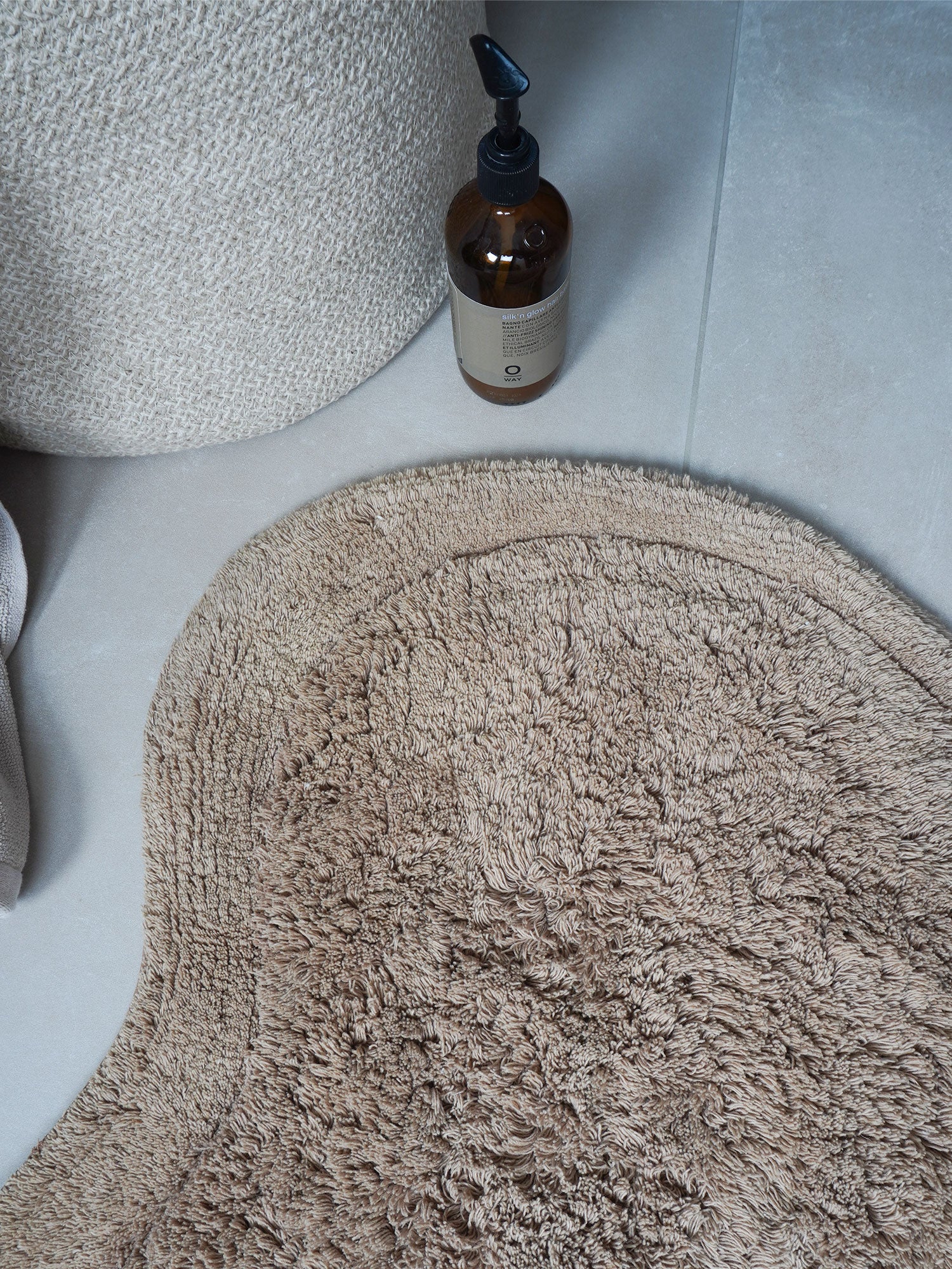 Veer Carpets - Badmat Bodi - Taupe 60 x 80 cm
