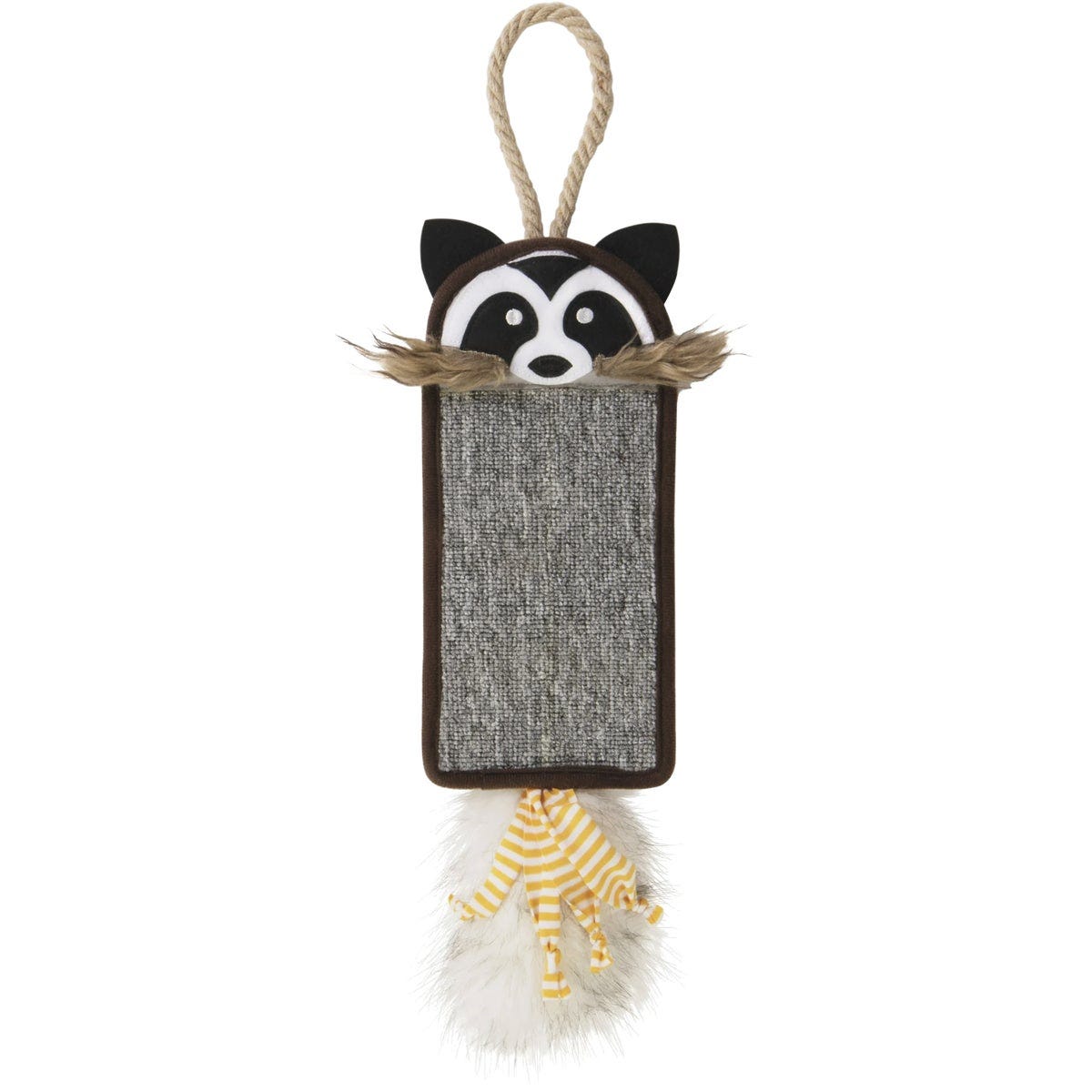 SmartyKat Rowdy Rascal Cat Scratcher & Plush Sound Cat Toy