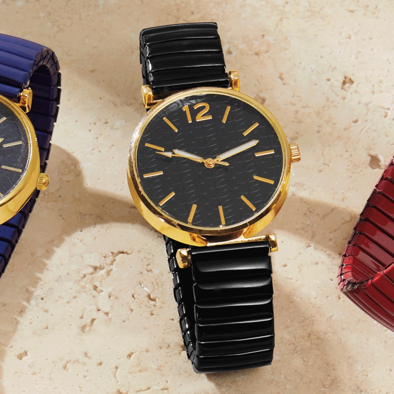 Ladies' Embellished Stretch-Band Colorful Watch - MIDNIGHT VELVET CATALOG