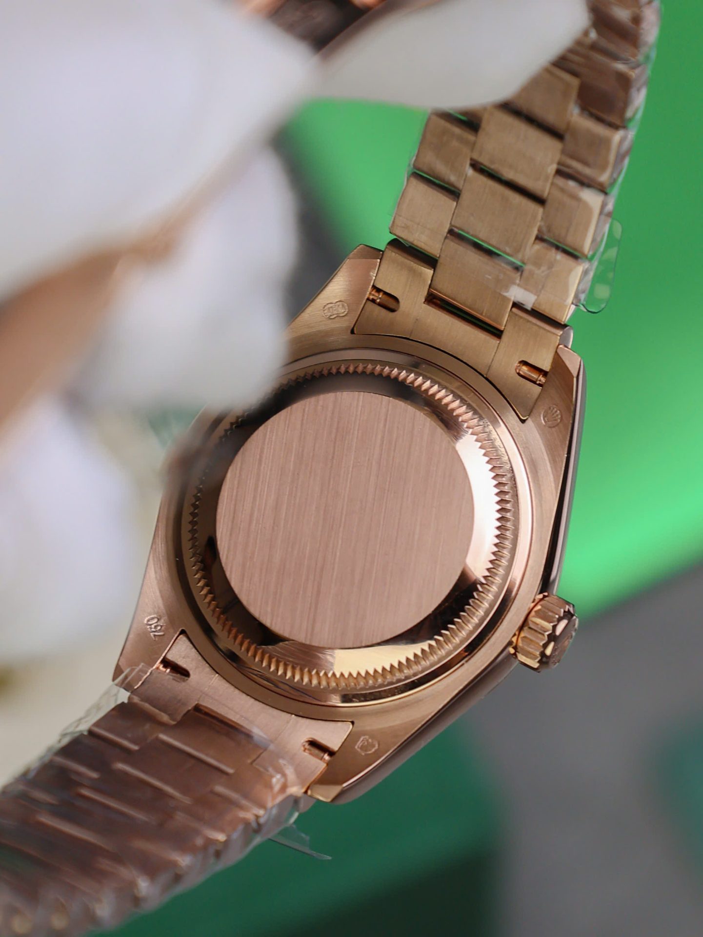 Rolex DateJust Women Copies Watches Gold Wrapped Chocolate Dial GM Factory 28mm - Elite Watch Atelier