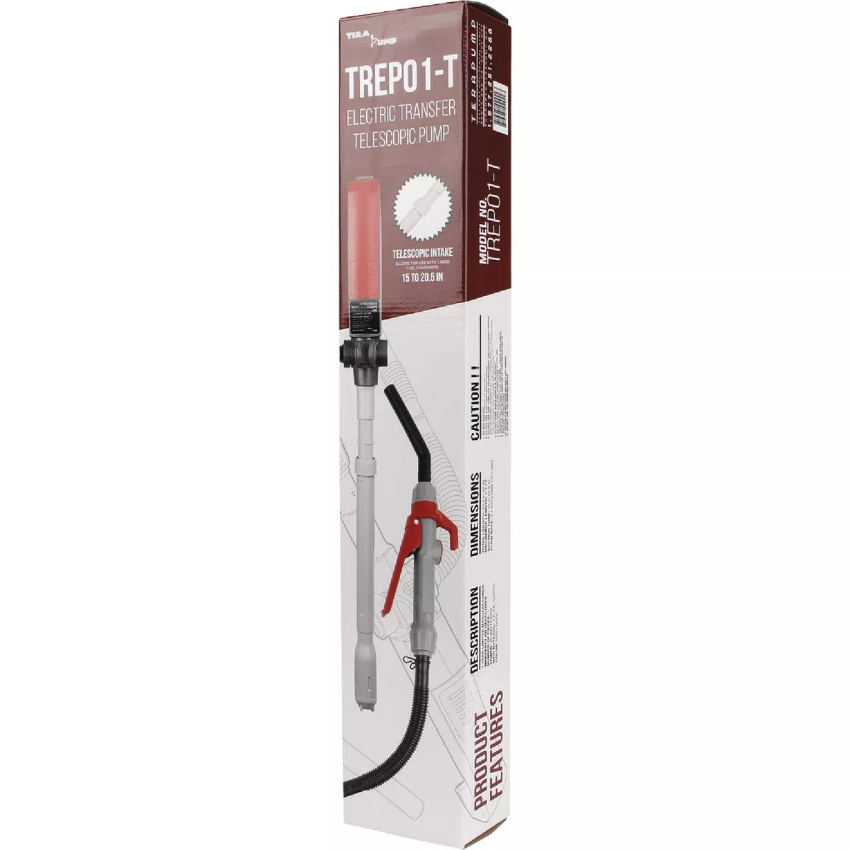 Tera Pump Fuel Transfer Pump with Telescopic Shaft
