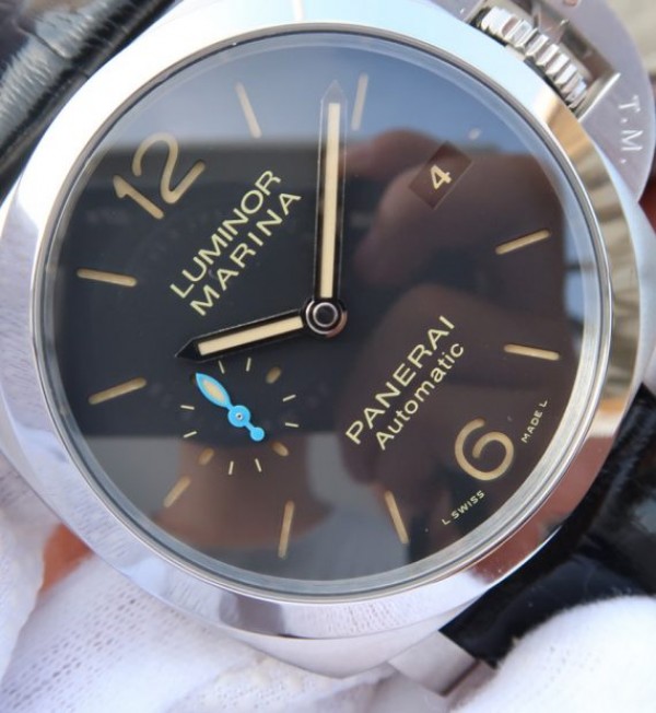 Replica Panerai ZF PAM1392 Black Dial Black Leather Strap P9010 - Top club