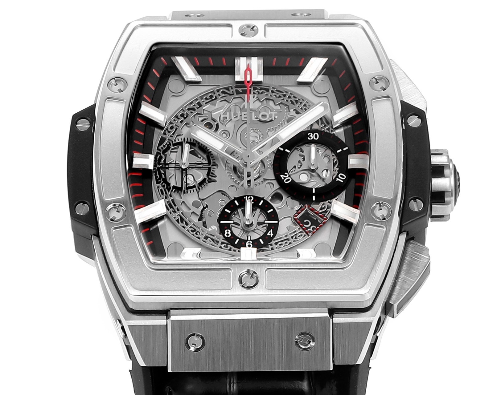 Hublot SPIRIT OF BIG BANG Chronograph, 45 mm Textured rubber strap(1:1 replica) - Top club