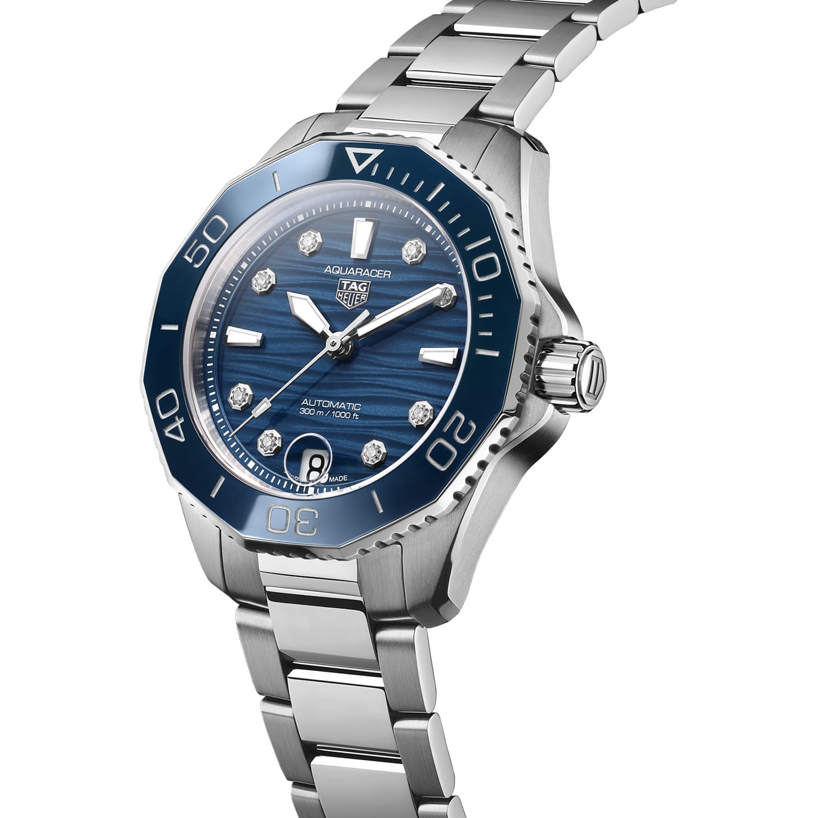 TAG Heuer Replica Watch Aquaracer Professional 300 Date Automatic 36 mm Steel(1:1 replica) - Top club