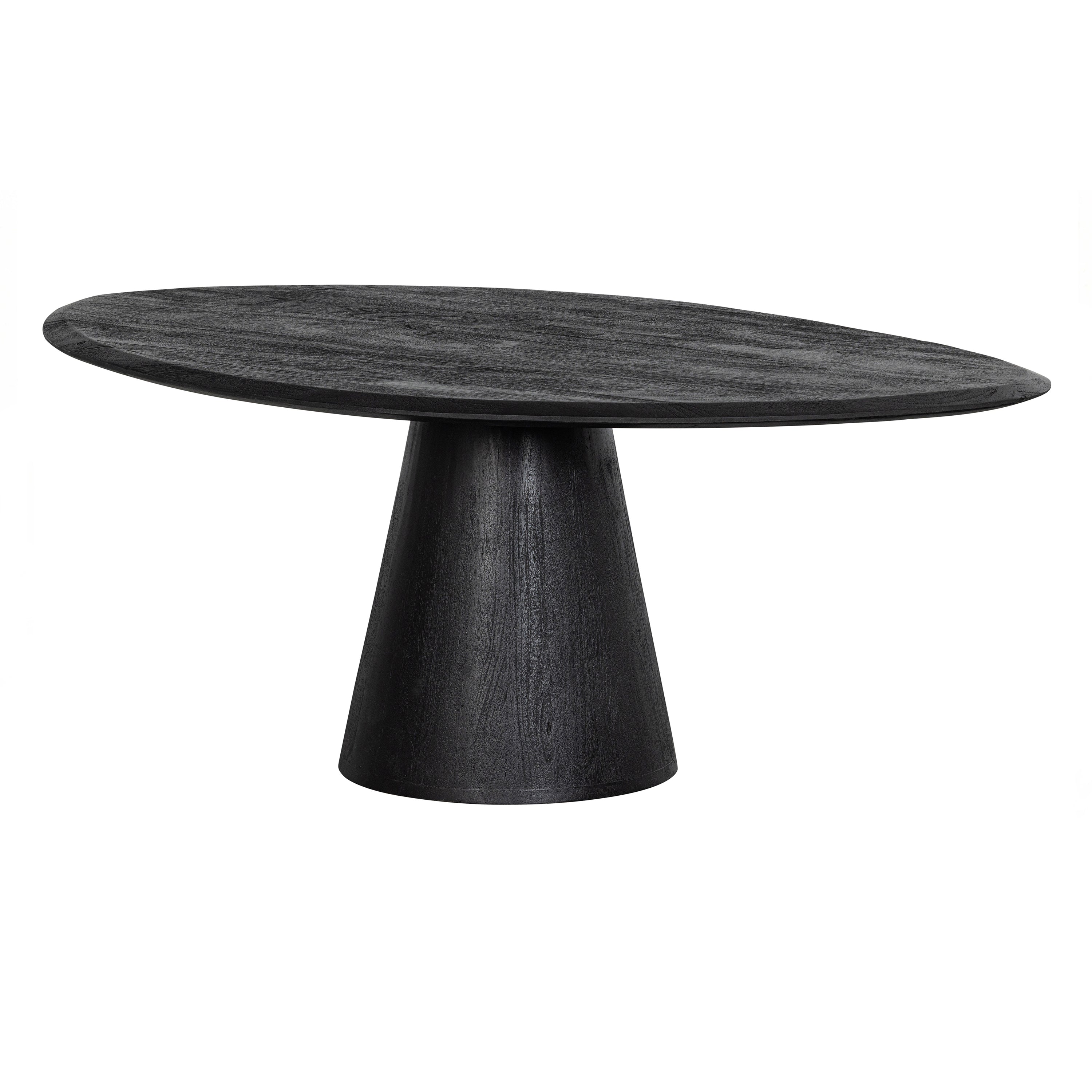 WOOOD Posture Salontafel - Hout - Zwart - 47x120x80