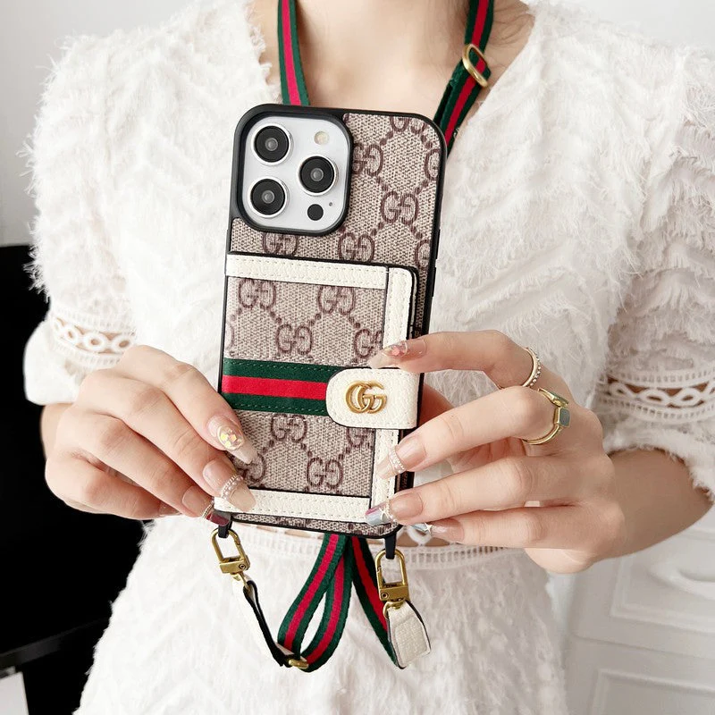 GG Card Bag Chain Classic iPhone Case - Wholesale & Influencer