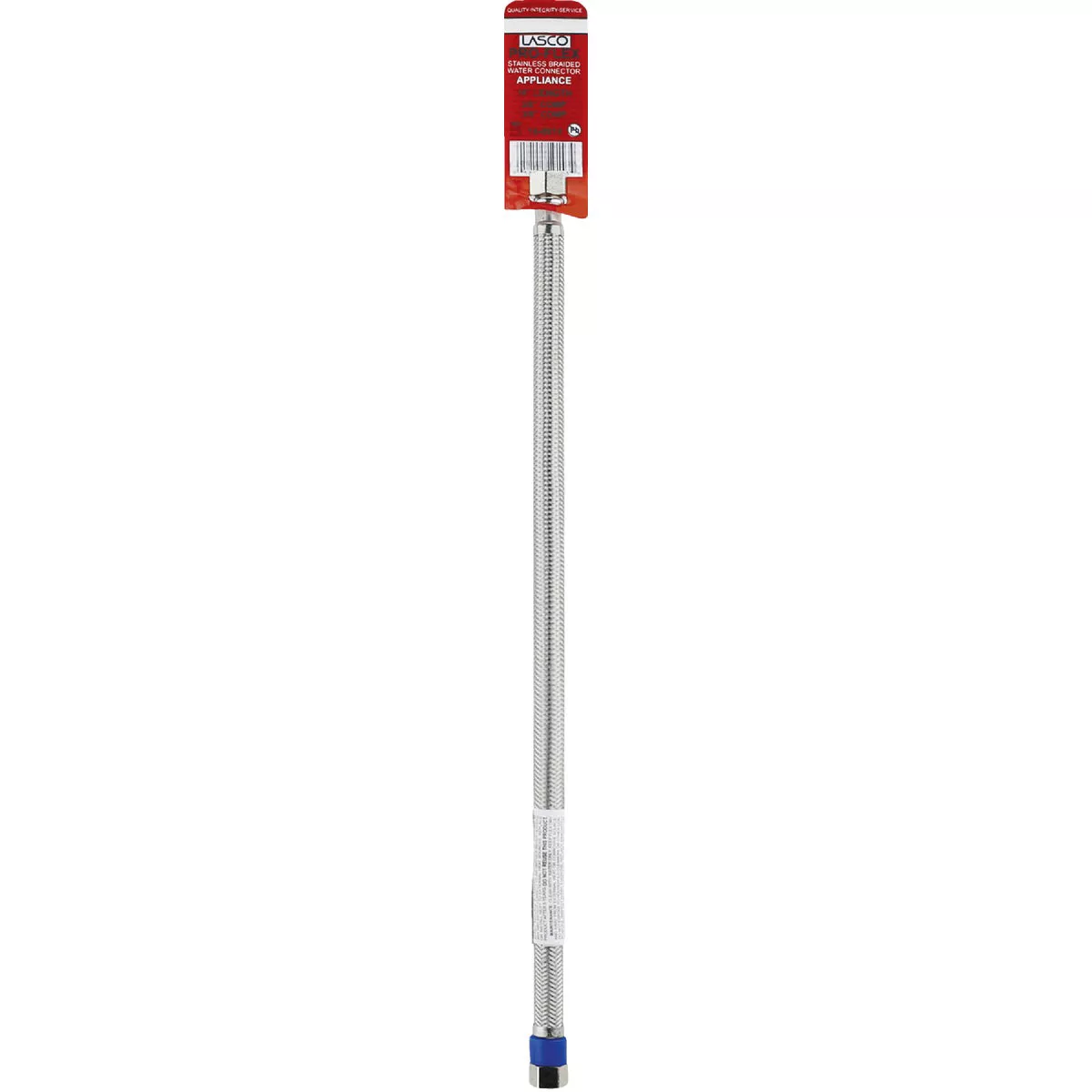Lasco 3/8 In.C x 3/8 In.C x 16 In. L Braided Stainless Steel Flex Line Appliance Water Connector
