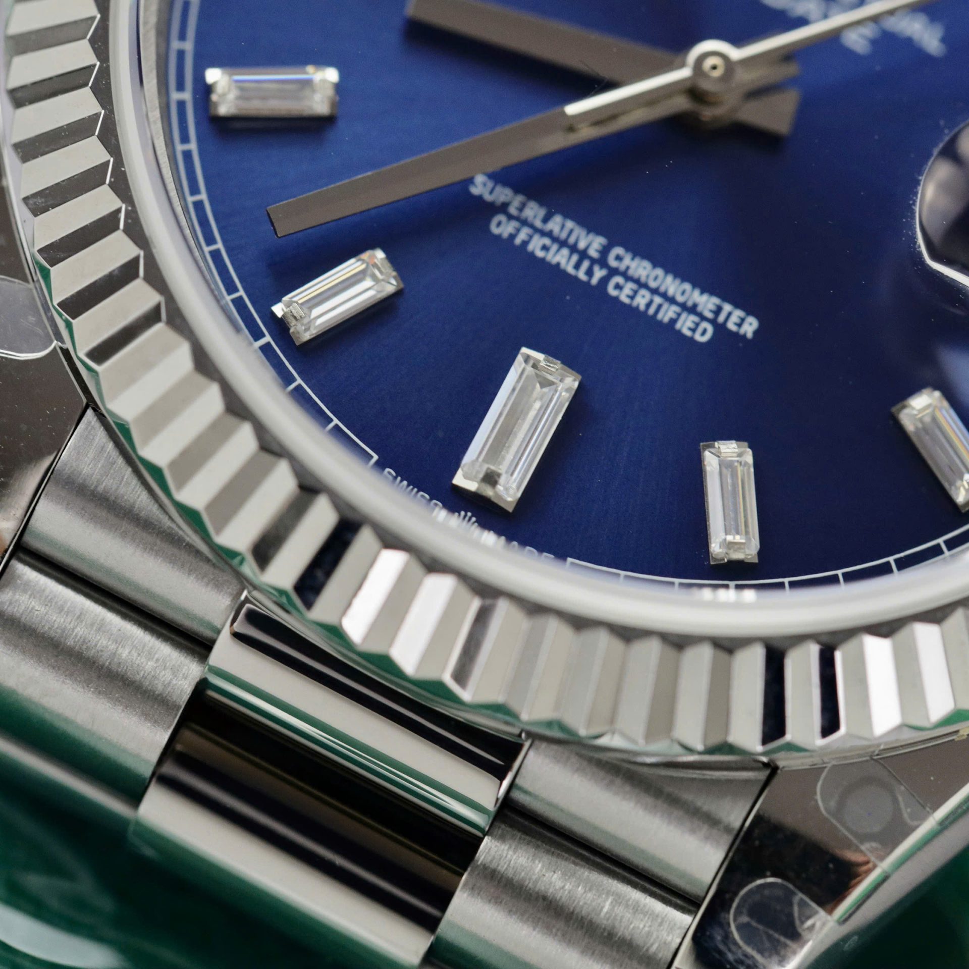 Rolex Replica Watch Day-Date 228236 Dial Blue Weight 178gram GM Factory 40mm - Top club