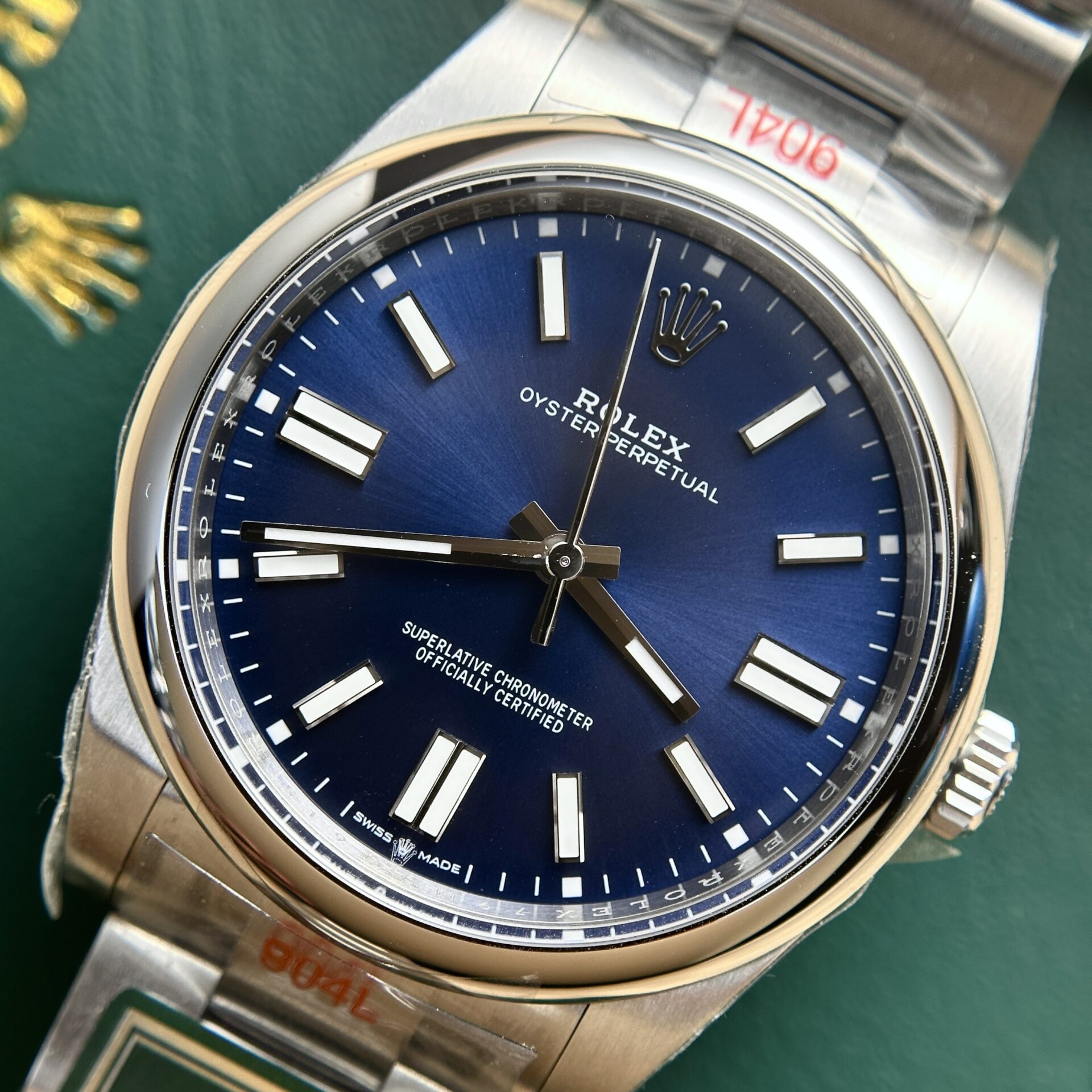 Rolex Oyster Perpetual 124300 Replica Watch Blue Dial King Factory 41mm - Top club