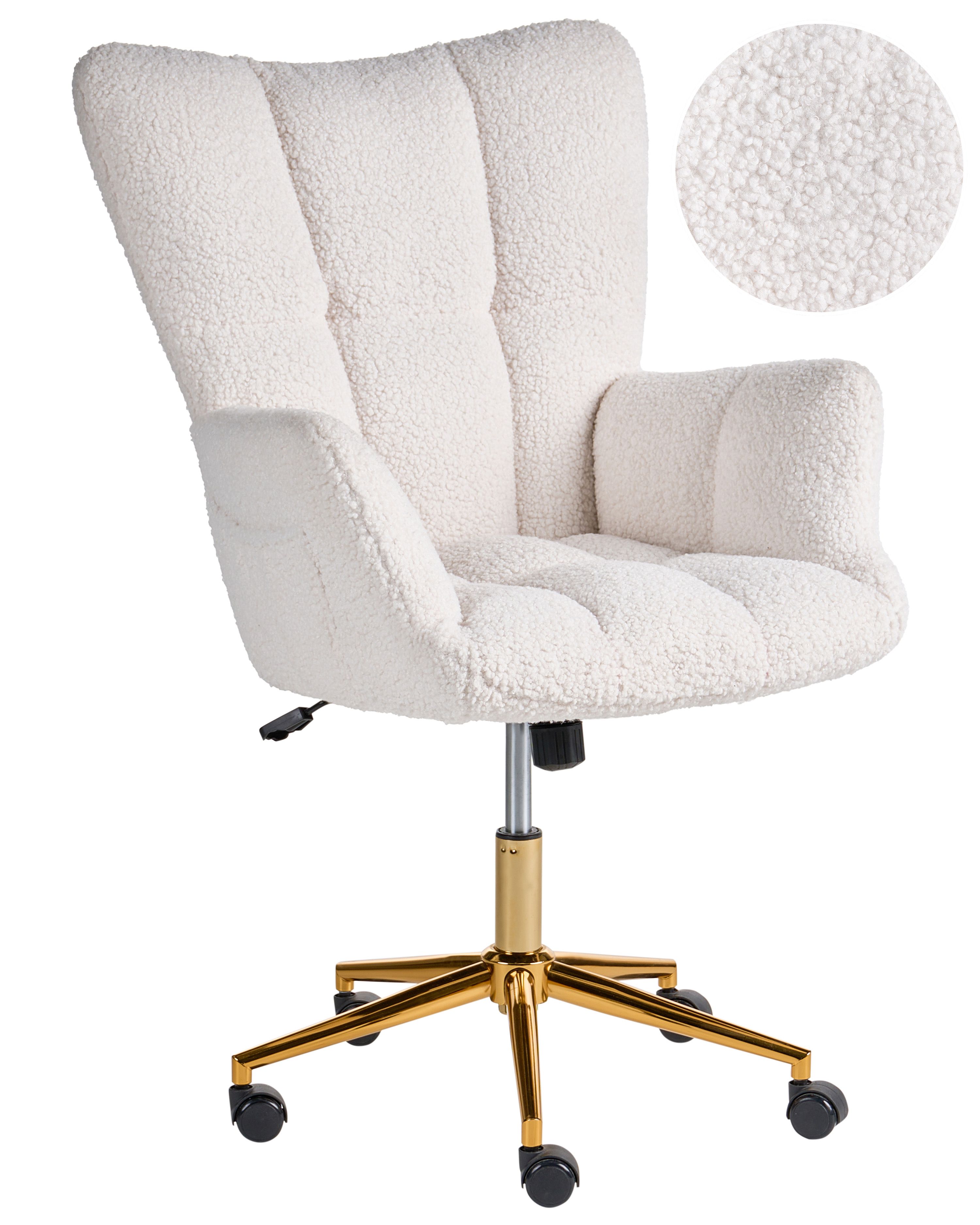 Office Chair OULU Boucle White