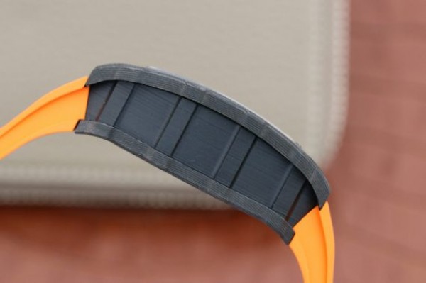 Replica Richard Mille RM035-02 Rafael Nadal FC Titanium Case KVF Skeleton Dial Orange Rubber Strap MIYOTA8215 - Top club