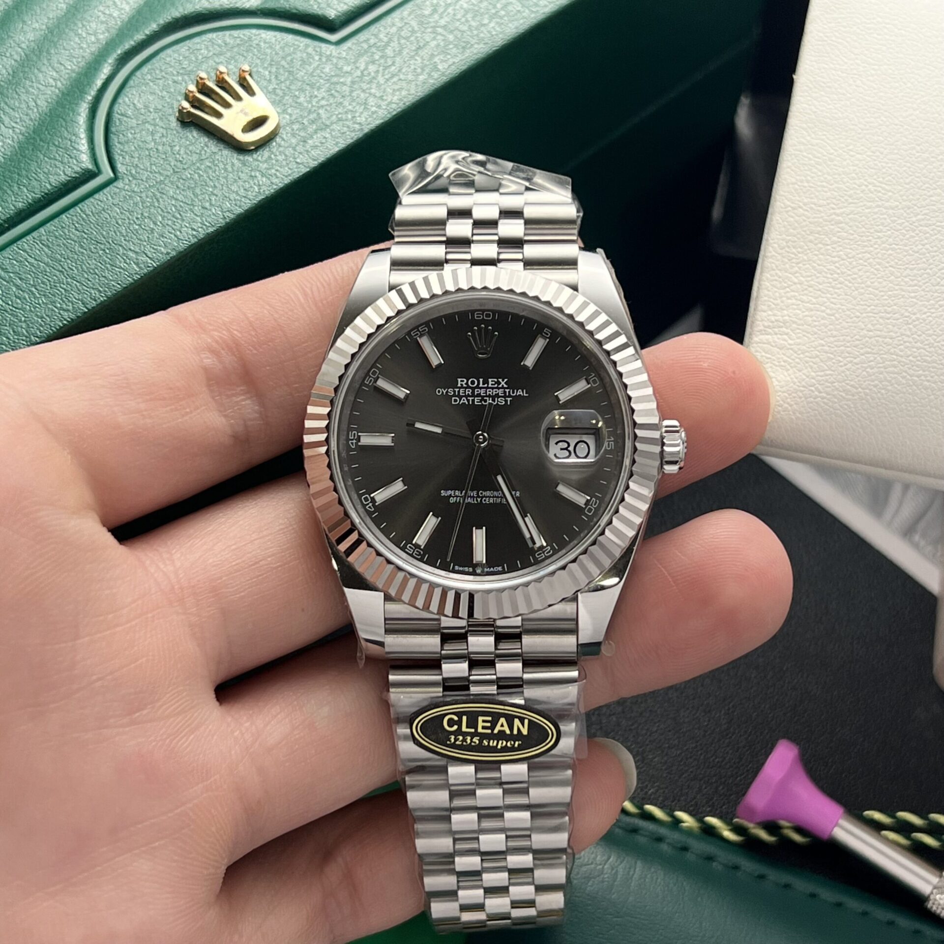 Rolex Replica Watch Datejust 126334 Gray Dial Clean Factory 41mm - Top club