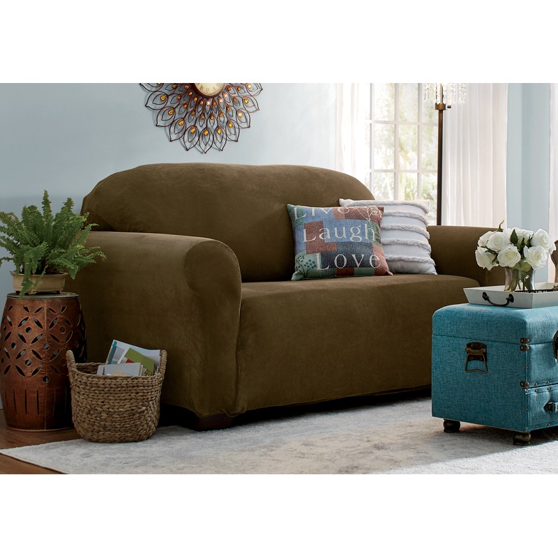 Stretch Pique Slipcover - MIDNIGHT VELVET CATALOG