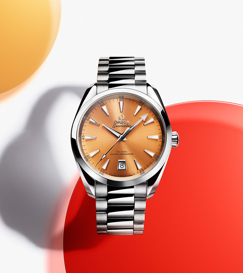 Seamaster Aqua Terra 150m Co-Axial Master Chronometer 38mm 'Saffron' Dial On Bracelet(1:1 replica) - Elite Watch Atelier
