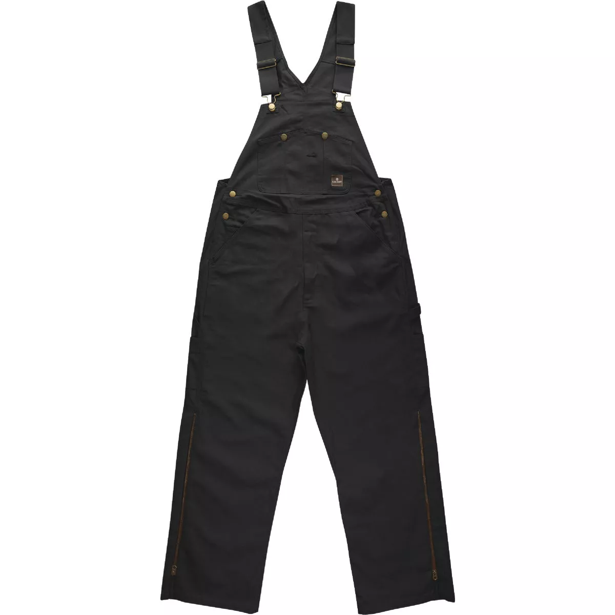 Berne Men's Medium Black Heritage Insulated Bib Overalls