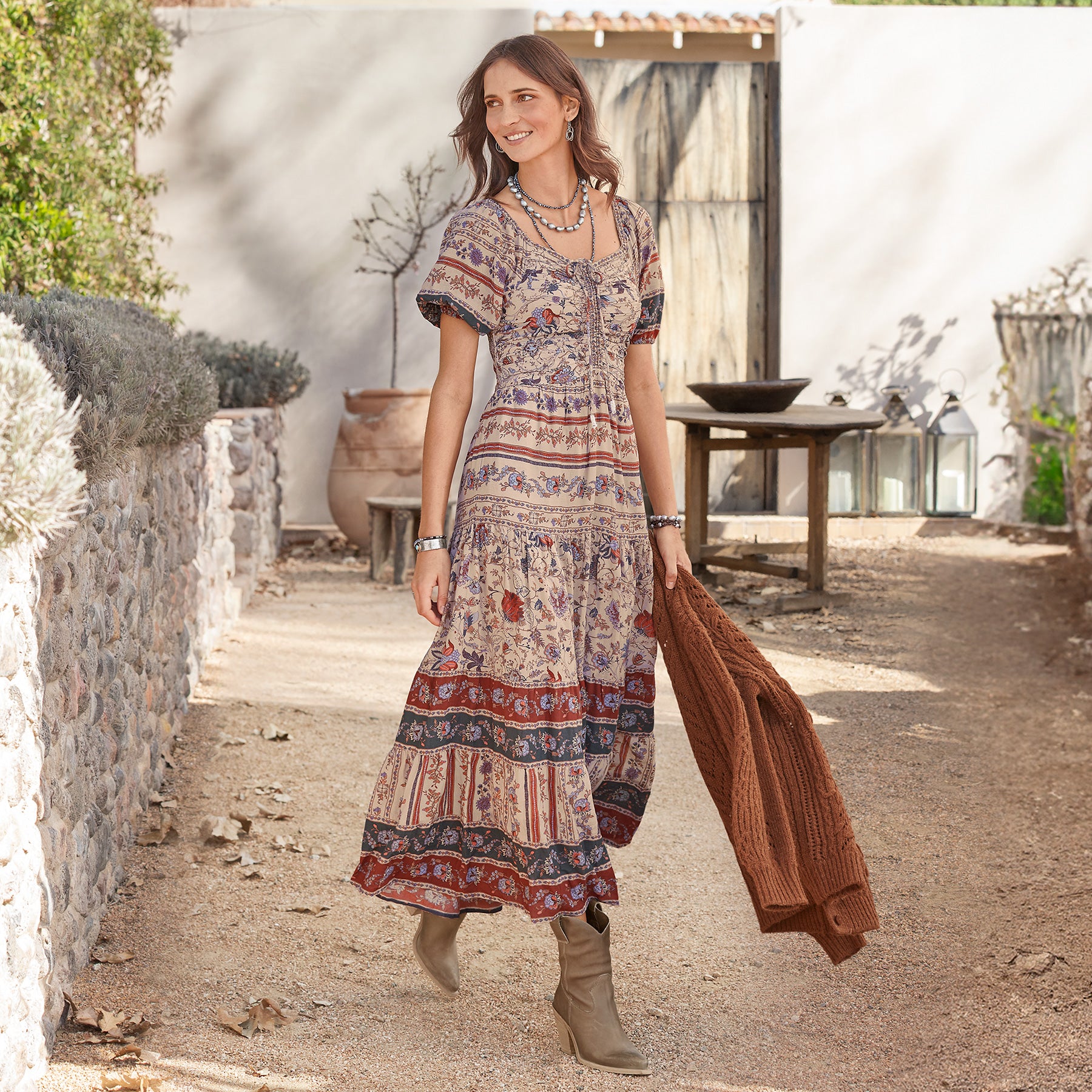 Plaza Print Dress - Sundance Clothing