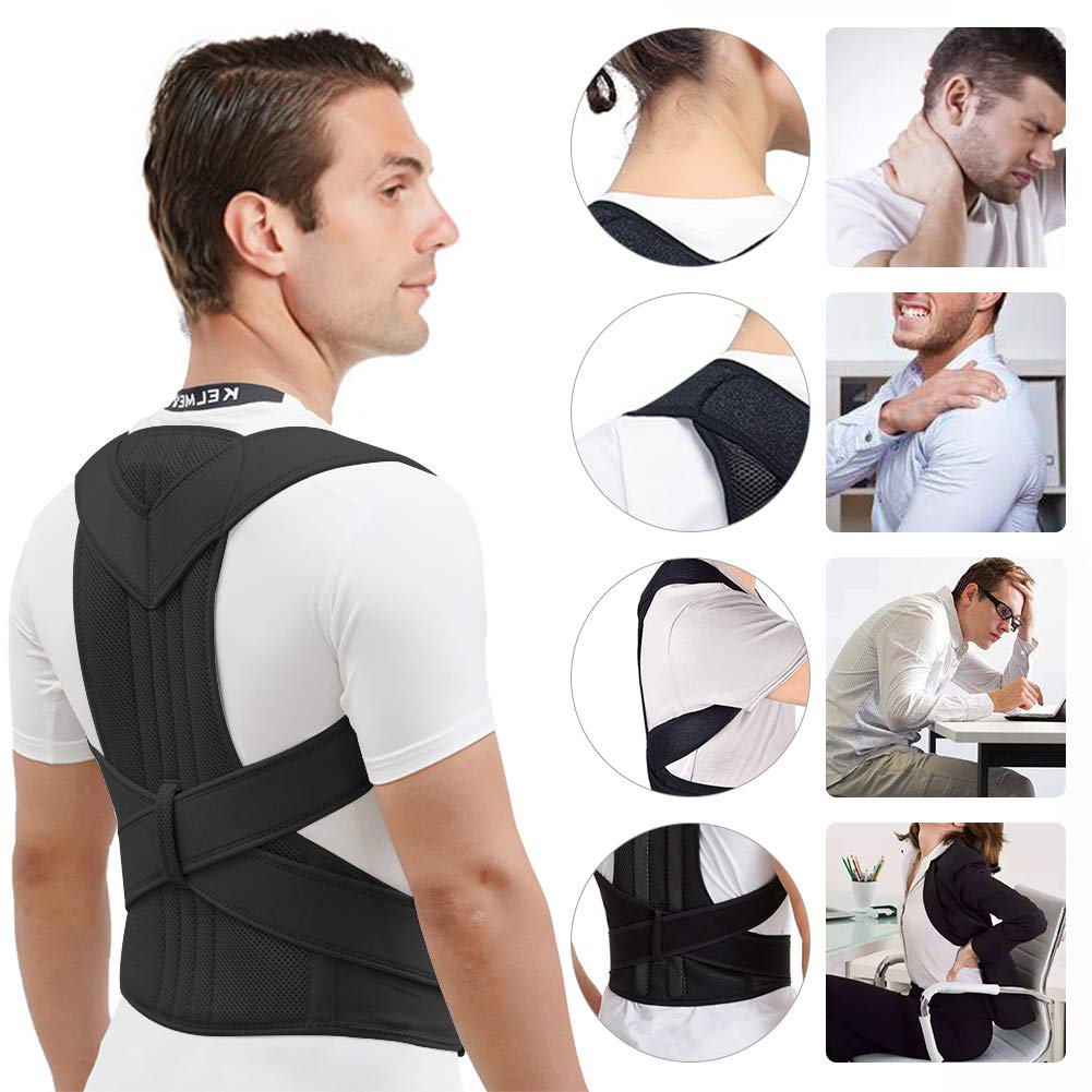 Ergonomische Rughoudingstrainer met Verstelbare Pasvorm en Ademend Materiaal voor Gezonde Houding