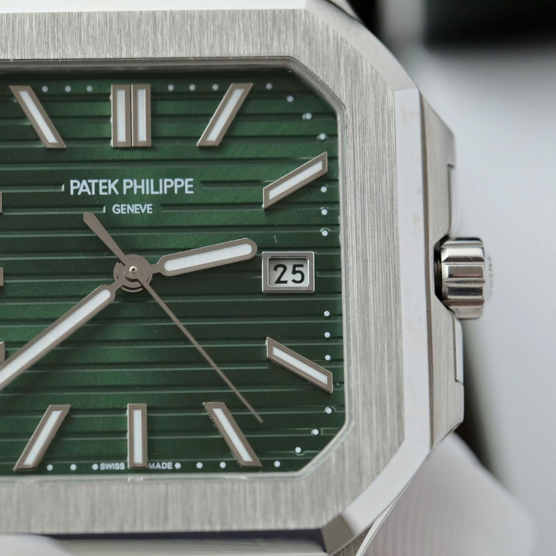 Patek Philippe Cubitus 5821 Replica 11 Watches Green Dial Metal Wire 45mm - Top club