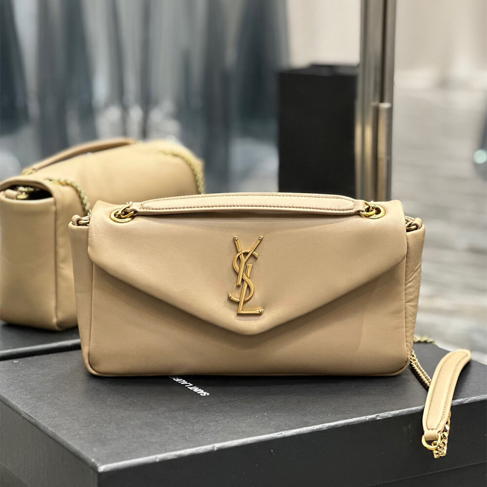 Ysl Calypso Small In Plunged Lambskin Bag1:1High-quality replica