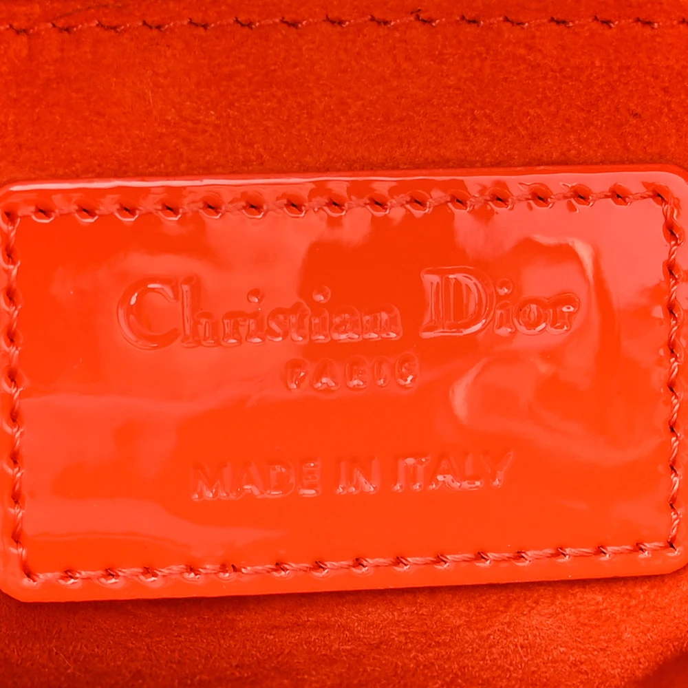 Superfake Dior Mini Lady Bag – Stunning Orange Patent Finish