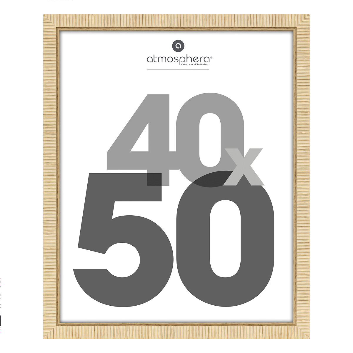 Photo frame "Th&eacute;a" Beige, 40x50 cm