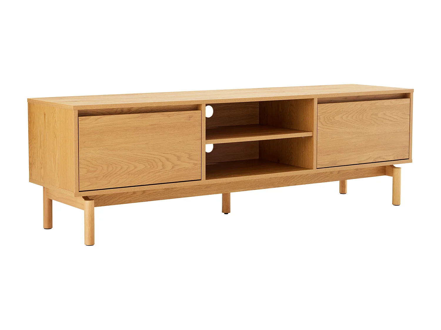 Meuble TV en bois 160cm SARAH