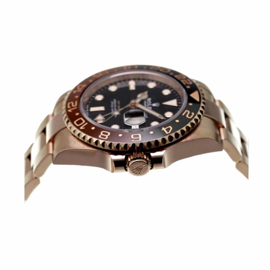 Rolex GMT-Master II 126715CHNR-0001 Rose Gold Automatic Black Dial Oyster Replica - Top club