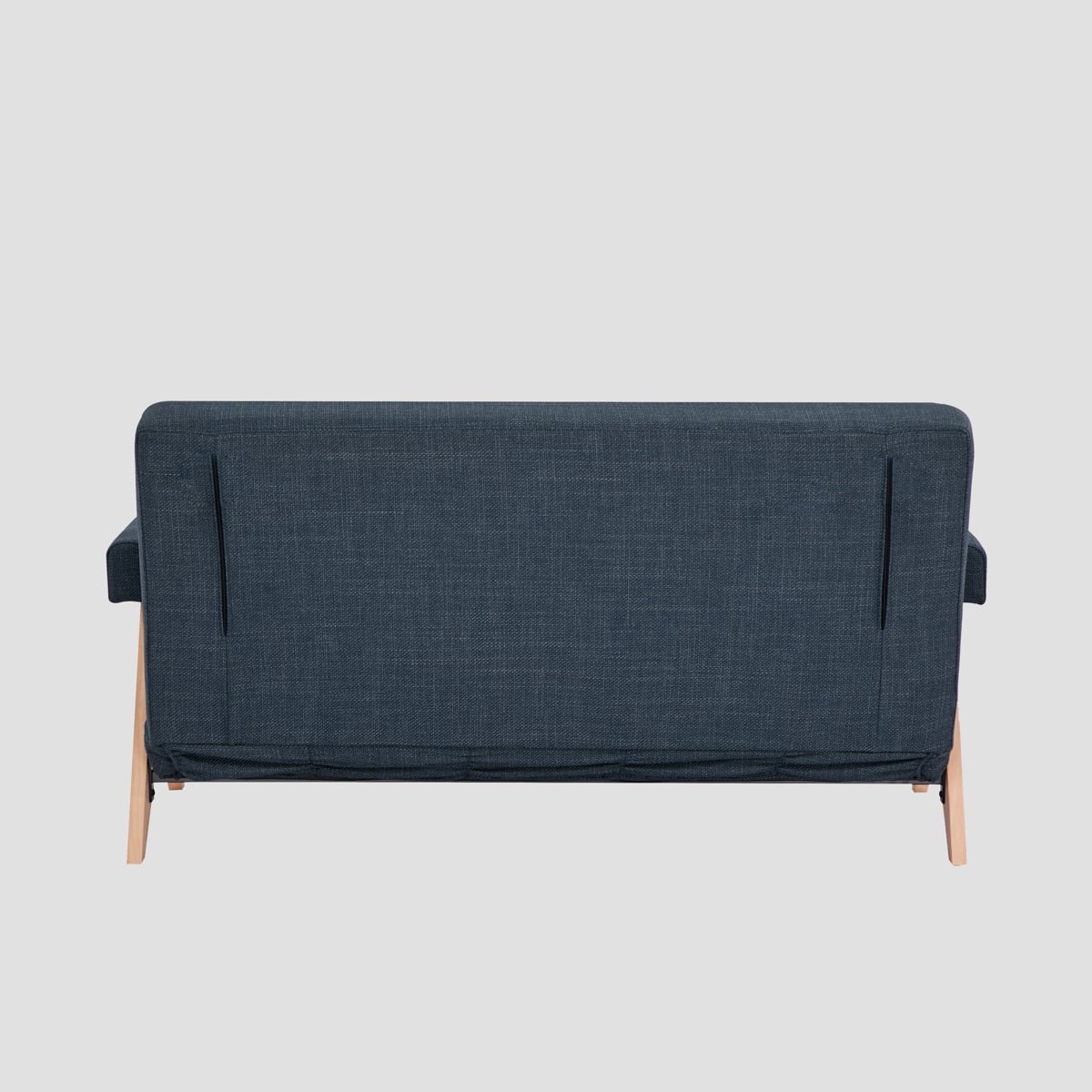 Sofa CALORE 2-osobowa, z funkcją spania granatowa 157x90x82 cm