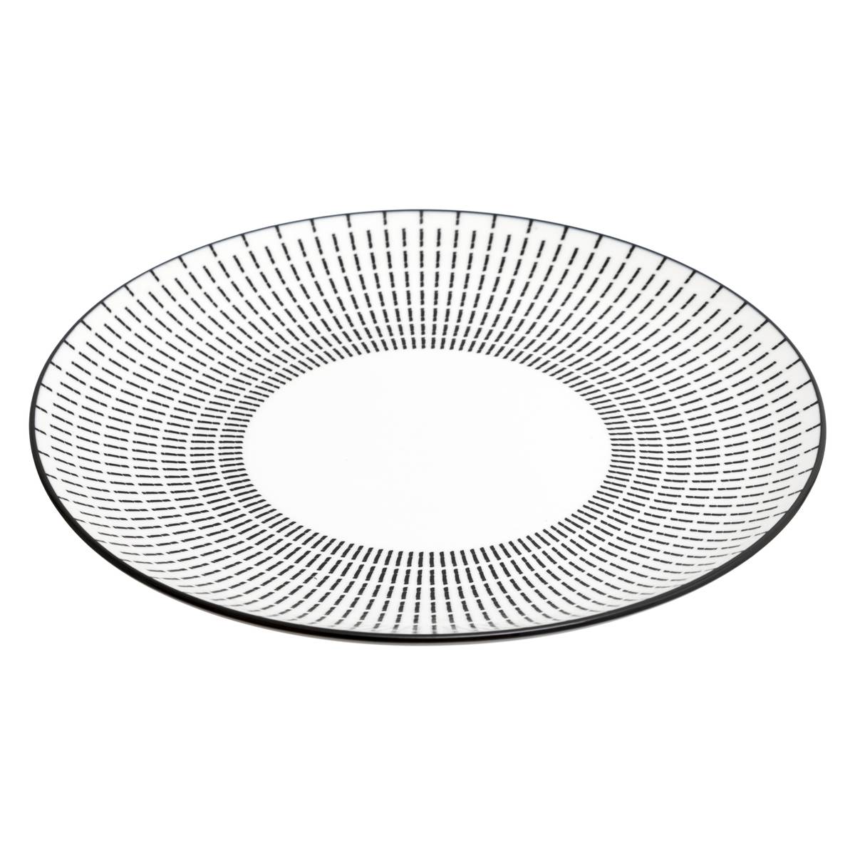 Set of 6 "Lunis" dinner plates D.26.7 cm