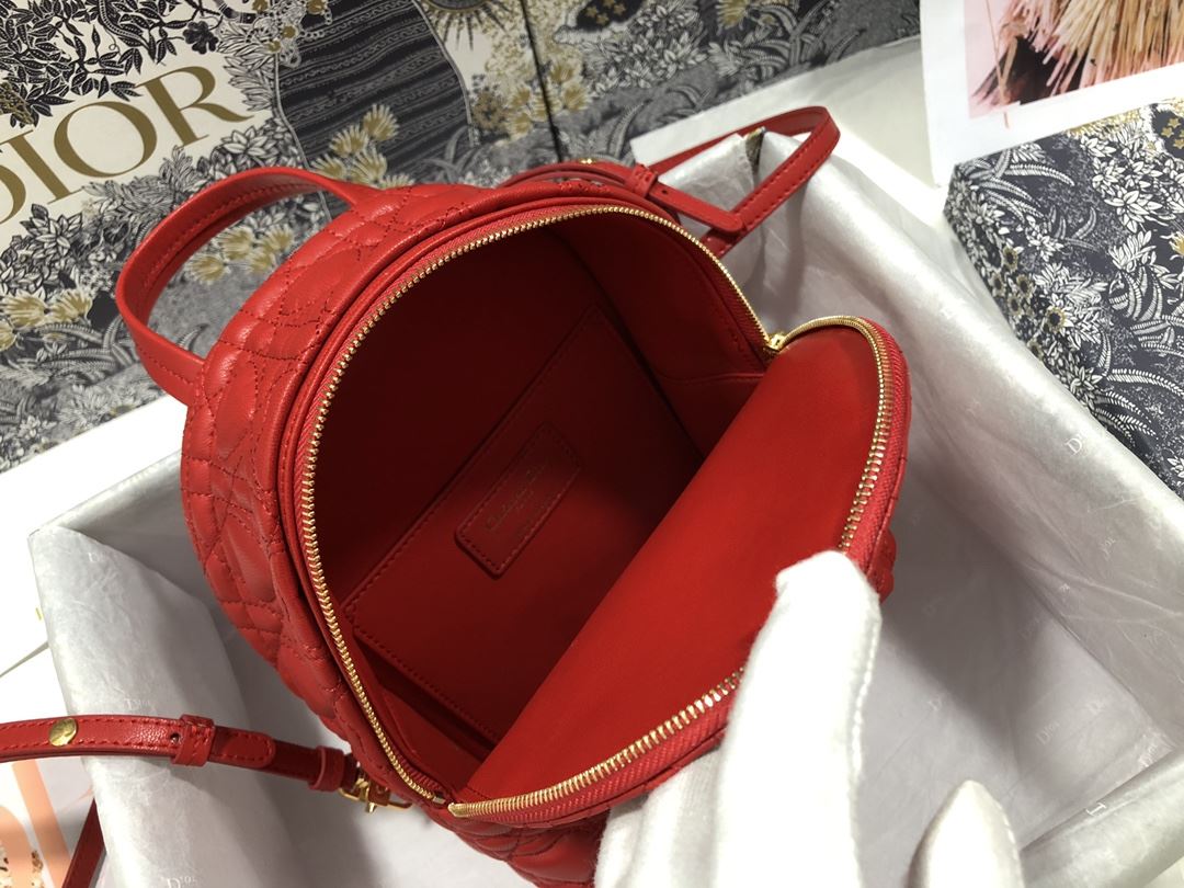 Mini Dior Backpack Heart White/Red Black For Women‎ 8 in/ 21 cm CD1:1High-quality replica