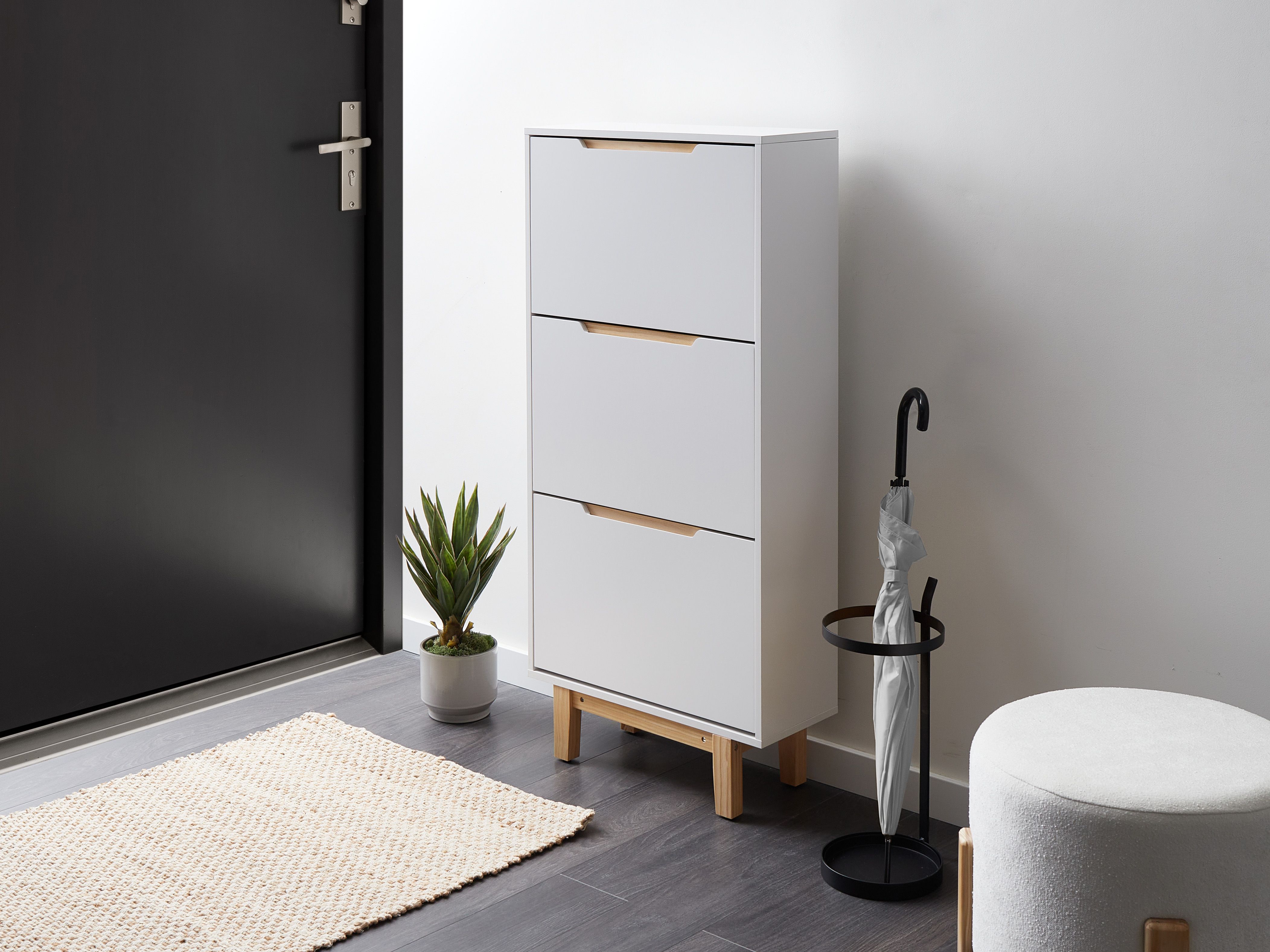 Shoe Storage Cabinet SANDFLY White