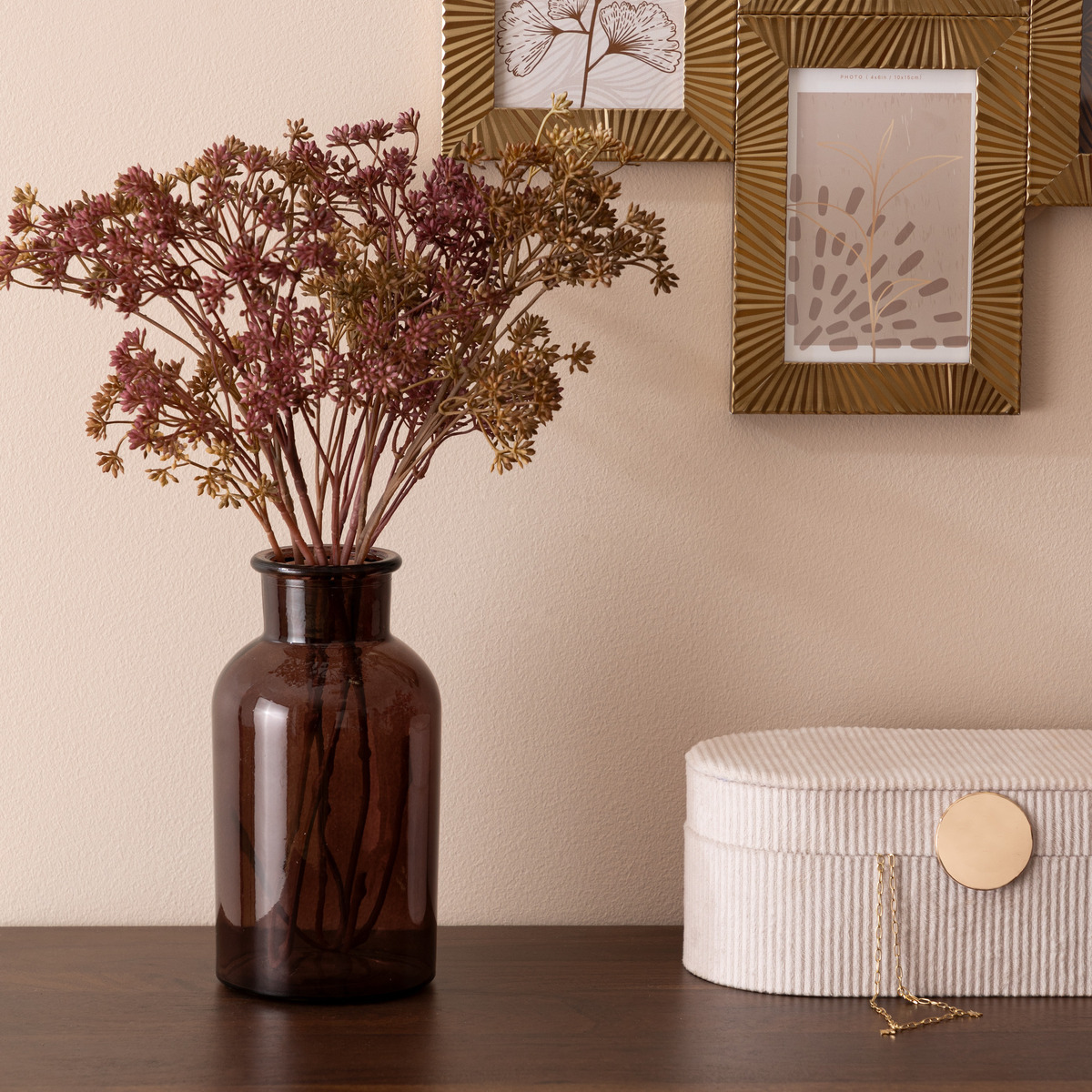 Artificial yarrow stem "James" H.51 cm