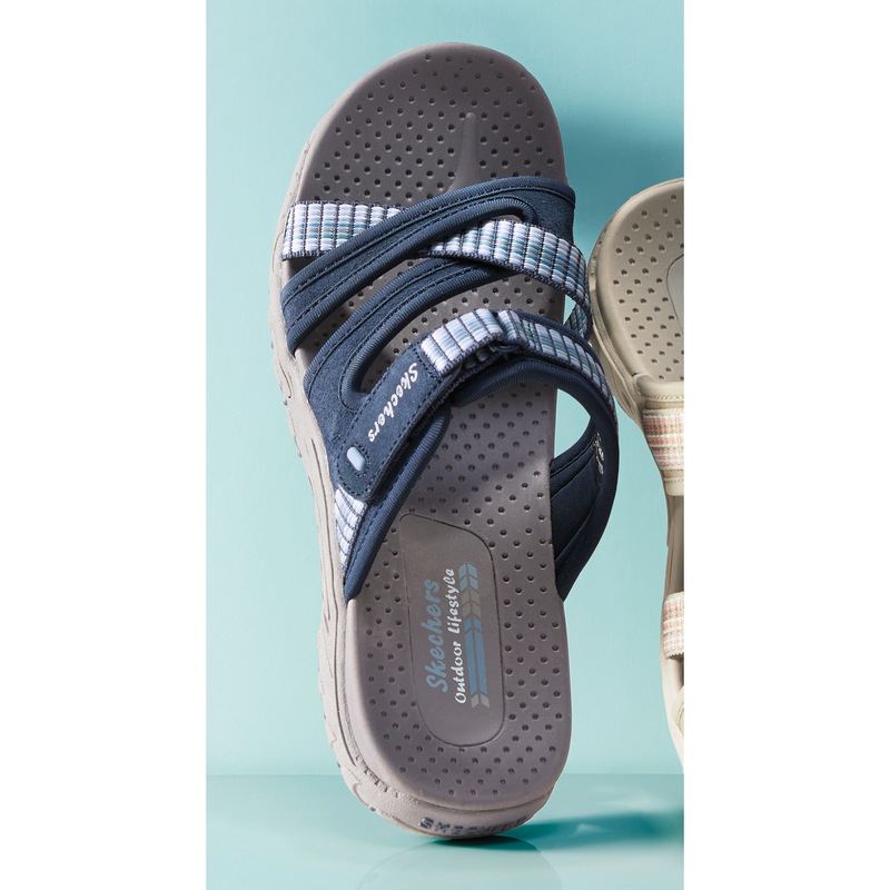 Skechers Women's Reggae Color Full Slide - MIDNIGHT VELVET CATALOG