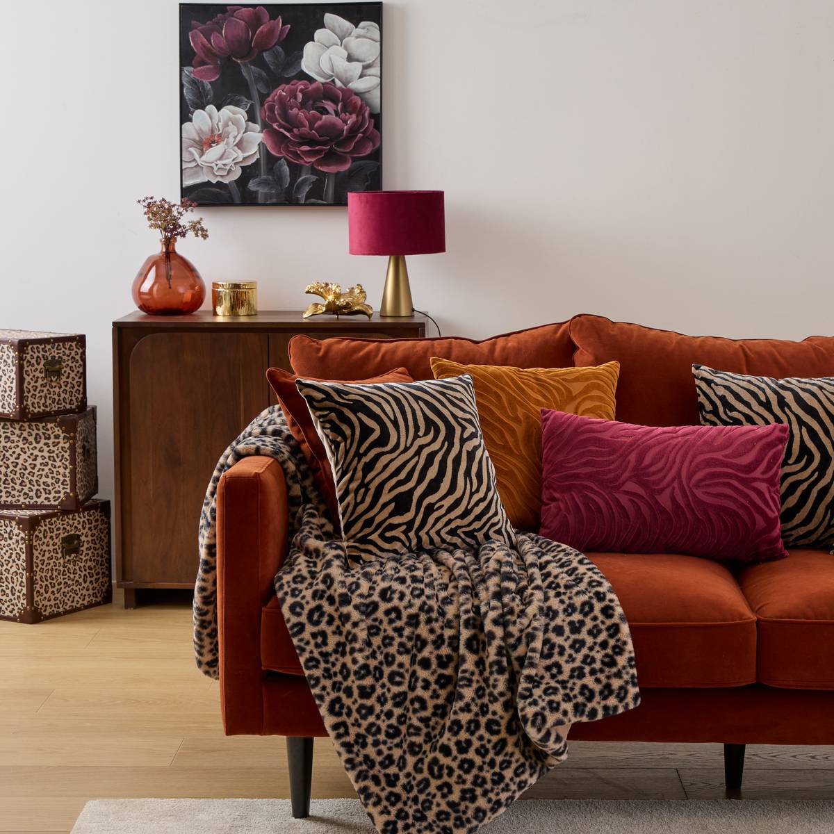 Cushion "Lynra" Black, 40x40 cm