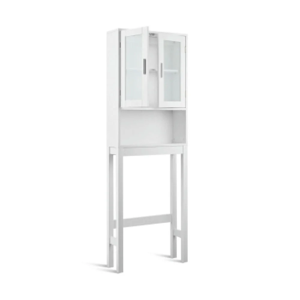 Yardi Yard Over the Toilet Bathroom Storage Cabinet with Adjustable Shelf, Bathroom Organizers and Storage