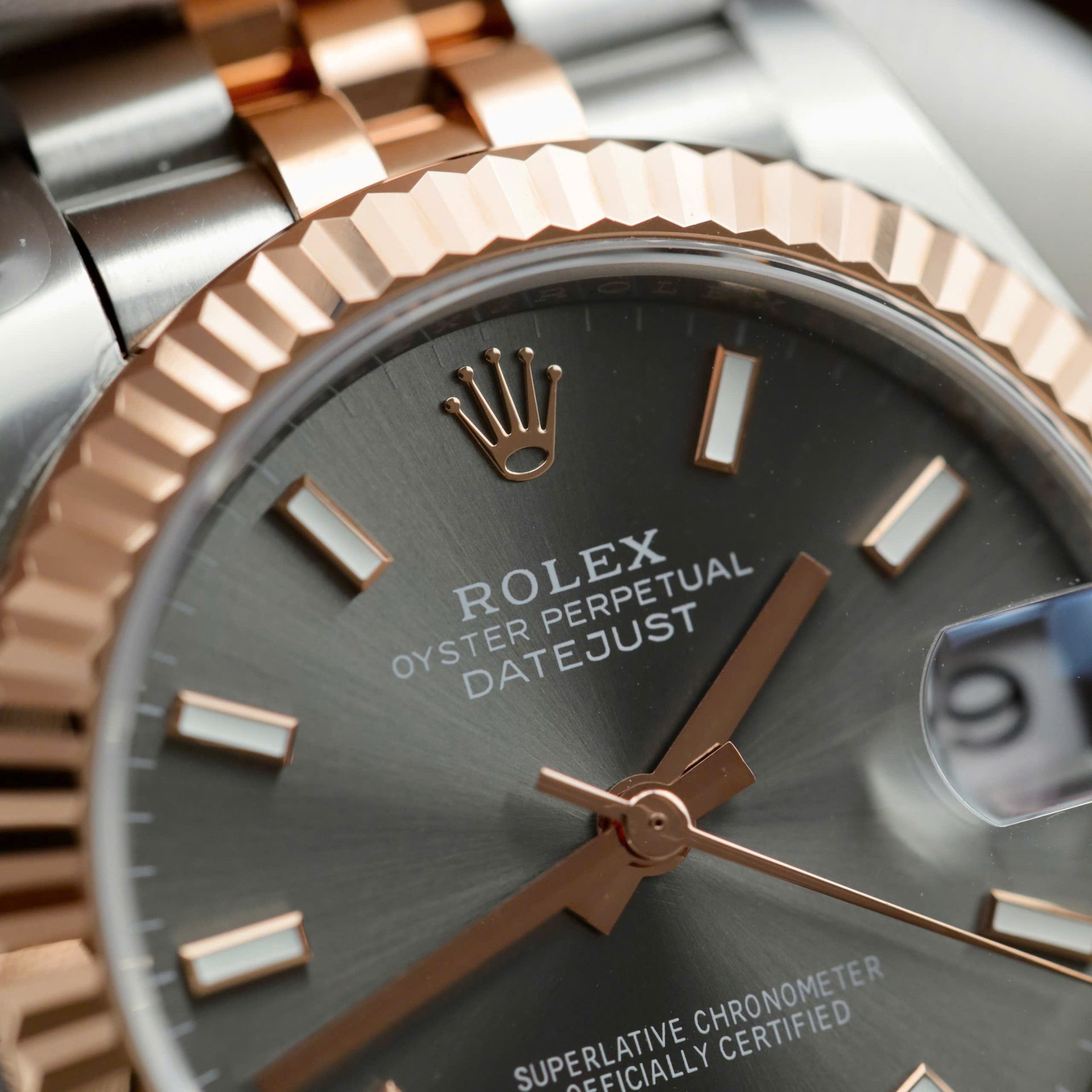 Rolex DateJust Imitation Luxury Watches Gray Dial Jubilee Strap THB Factory 31mm - Top club