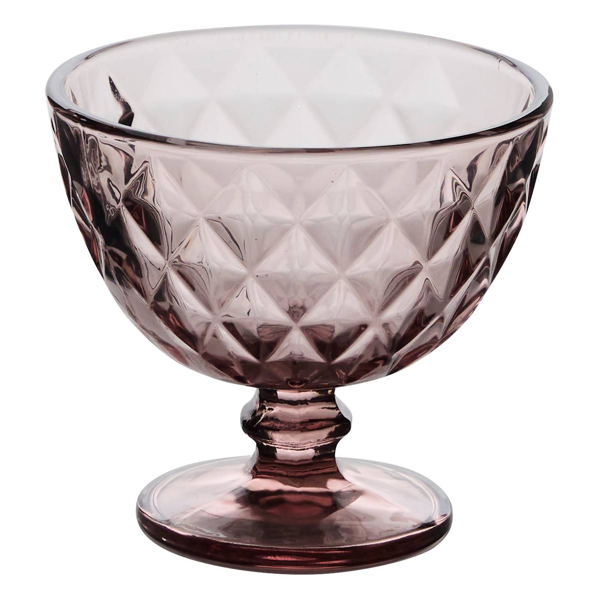 Ice cream bowl "Lea" Glass, 300 ml, Medium Pink