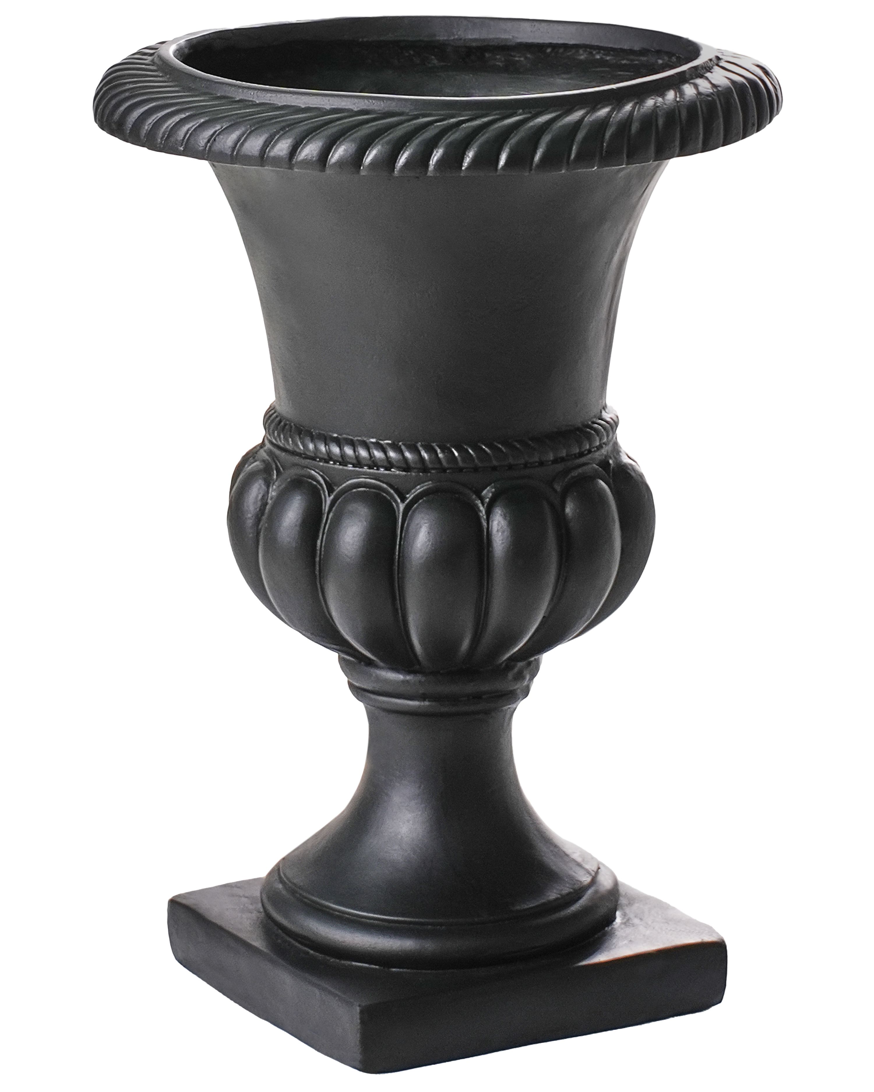 Plant Pot KAIR Ceramic 42 cm Graphite Grey