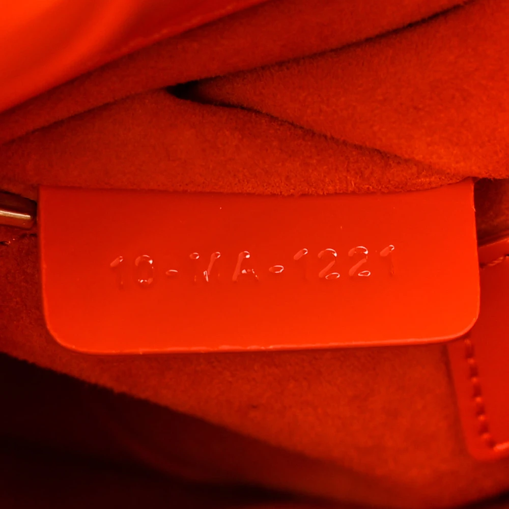 Superfake Dior Mini Lady Bag – Stunning Orange Patent Finish1:1High-quality replica