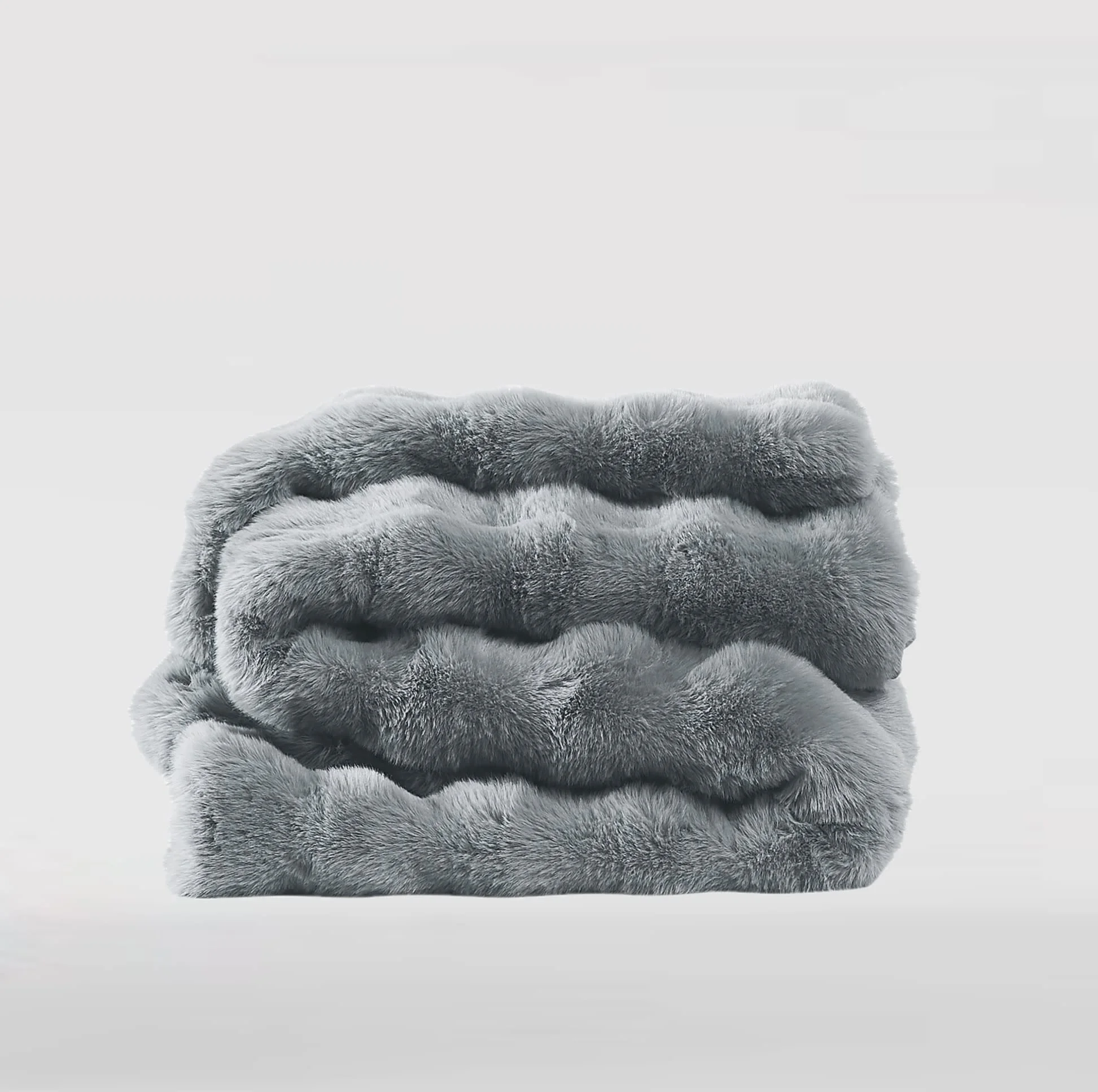 Brooklyn Loom Bubble Faux Fur 100% Microfiber Polyester Twin XL Blanket in Green, All Season, Adult Size, OEKO-TEX Certified - Image 19