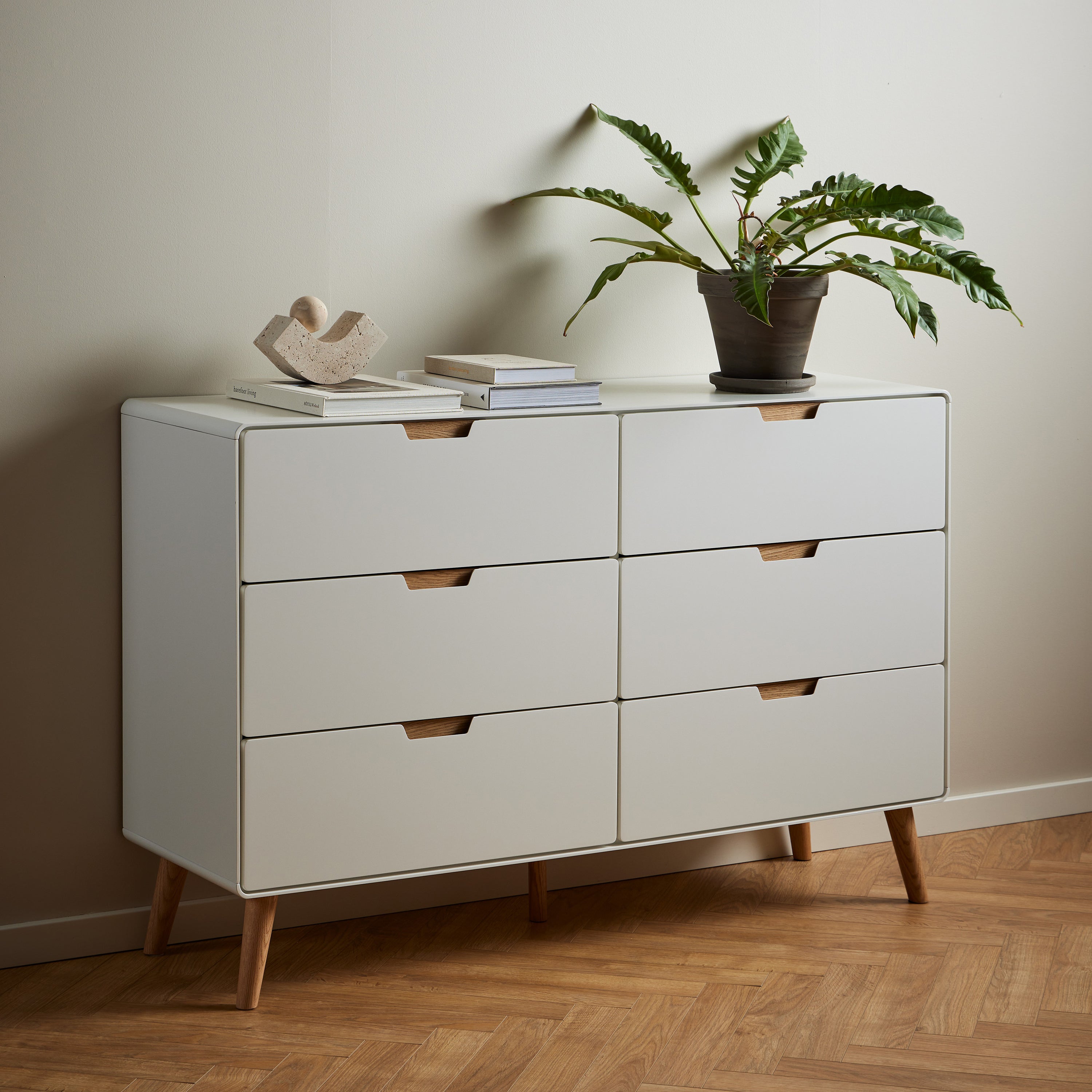 Blokker basic Bailey Ladekast - 6 Lades - Wit