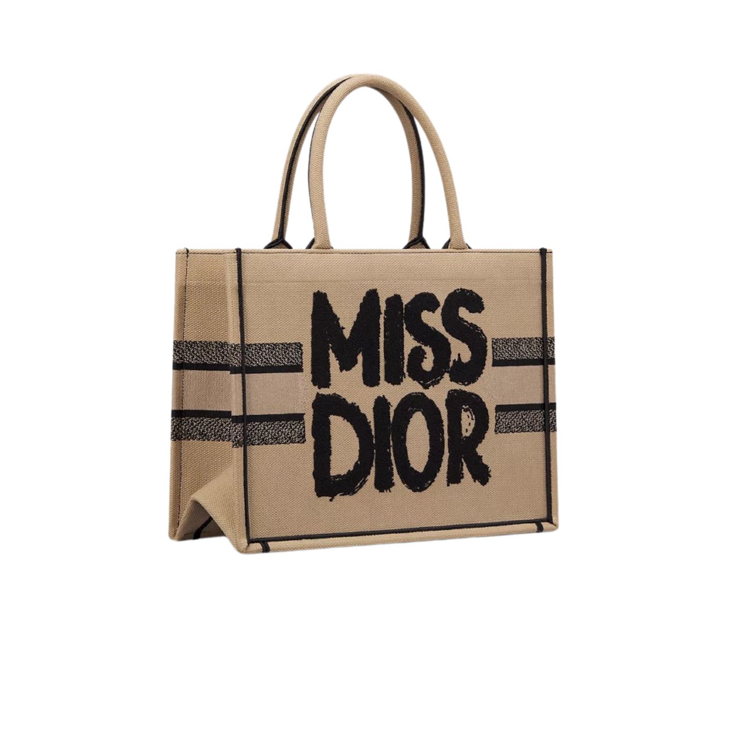 Dior Medium Book Tote Bag Beige And Black For Women 36cm/14in – M1296ZEZD_M9181:1High-quality replica
