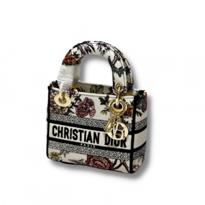 Mini Lady D-Lite Bag White/Black For Women 6.5in/17cm1:1High-quality replica