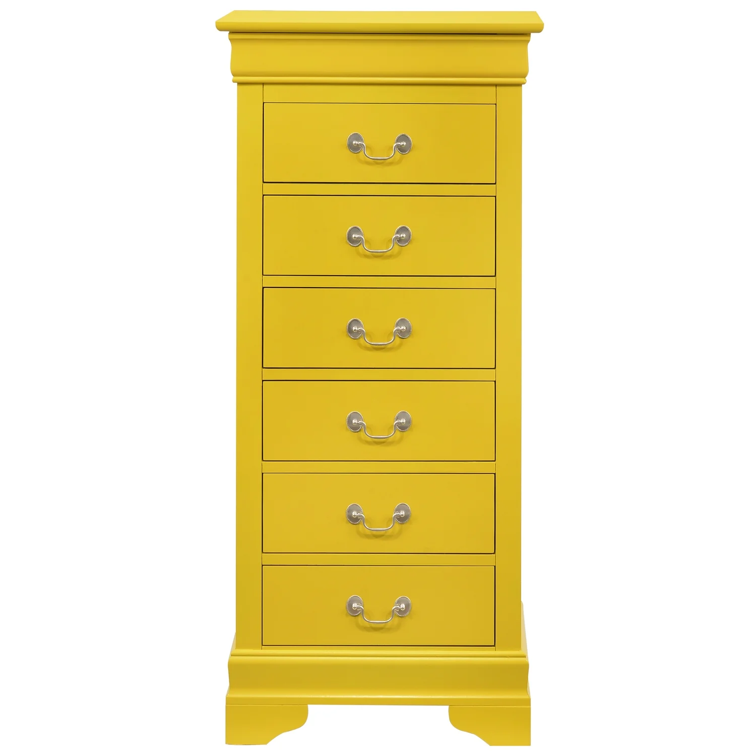 Glory Furniture Louis Phillipe 7 Drawer Lingerie Chest in Cherry - Image 52