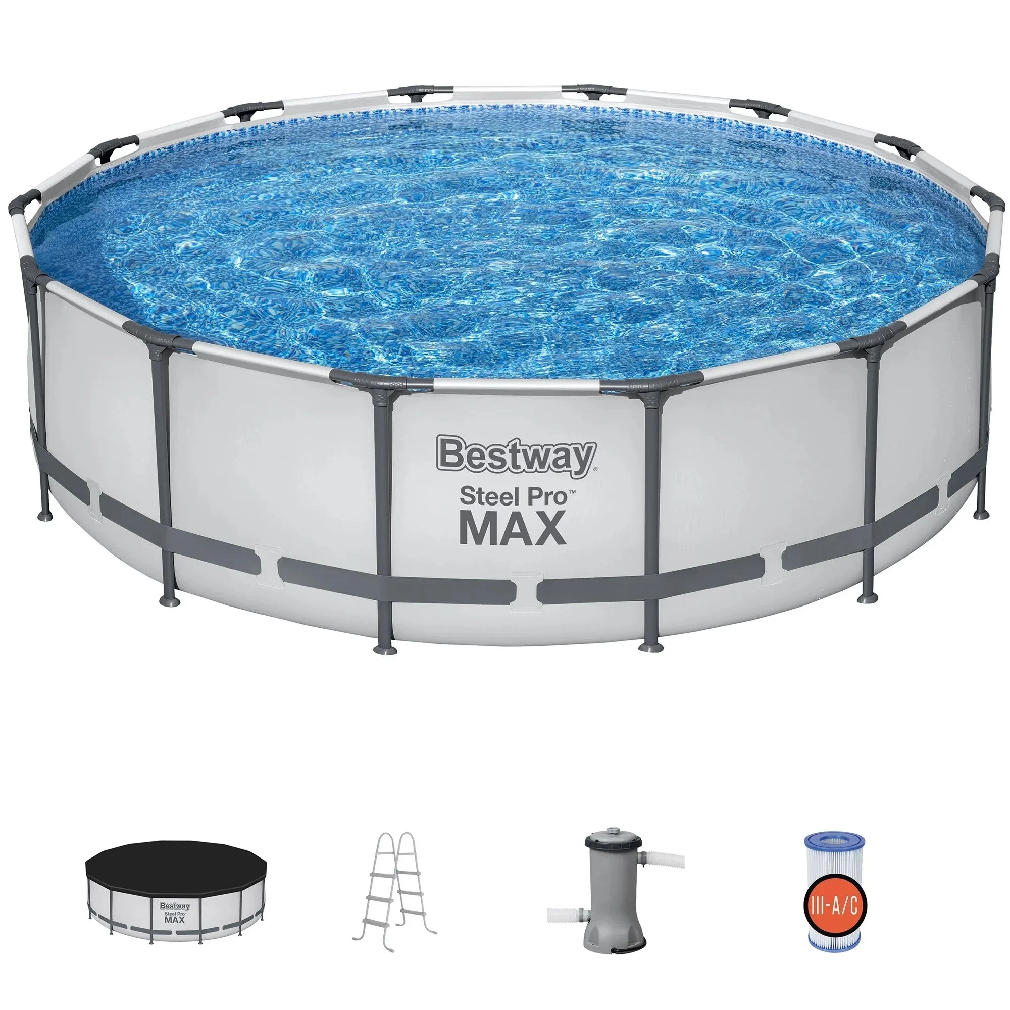 Bestway Steel Pro MAX Above Ground Pool Set, 10' x 30 in - Image 19 Bestway Steel Pro MAX Above Ground Pool Set, 10' x 30 in - Image 19