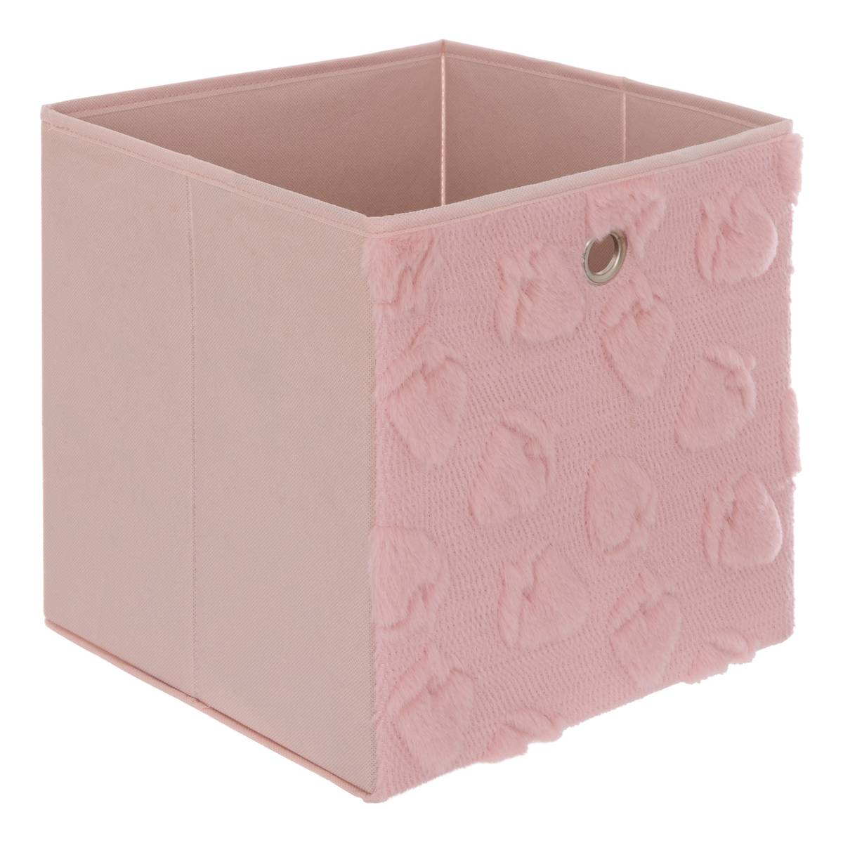 Children's Storage Basket "Fraci" Pink, 30x30 cm