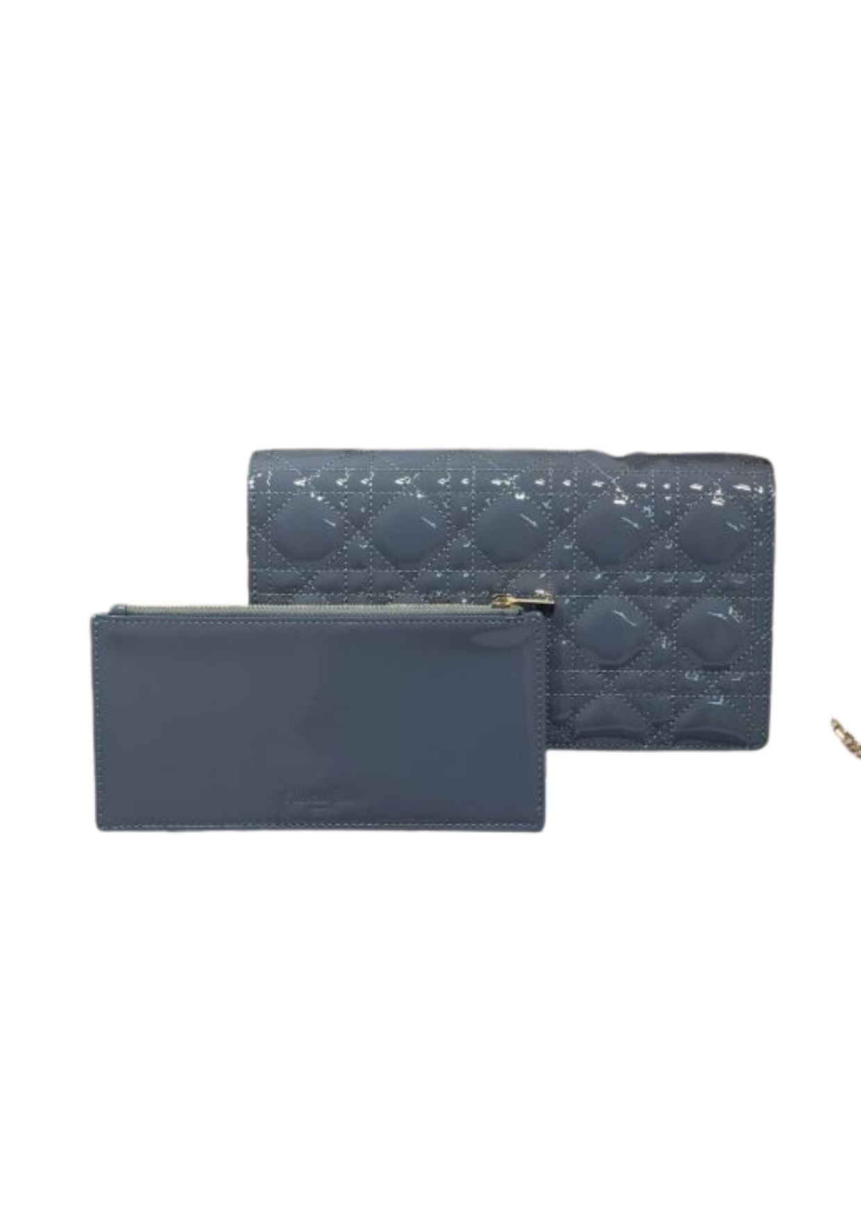Christian Dior Lady Dior Pouch Smoky blue, For Women, Women’s Handbags 8.5in/21.5cm CD1:1High-quality replica