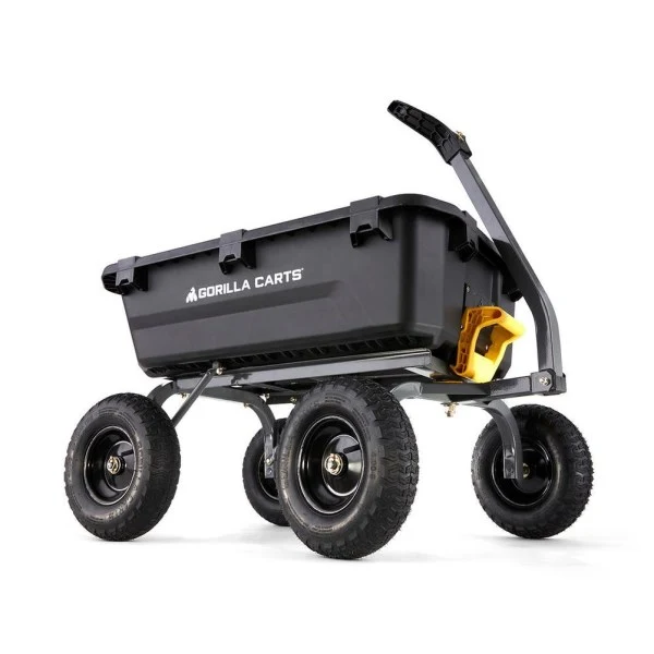 Gorilla Carts Poly Yard Dump Cart - 6.5 Cu. Ft., 1200 Lb. Gorilla Carts Poly Yard Dump Cart - 6.5 Cu. Ft., 1200 Lb.