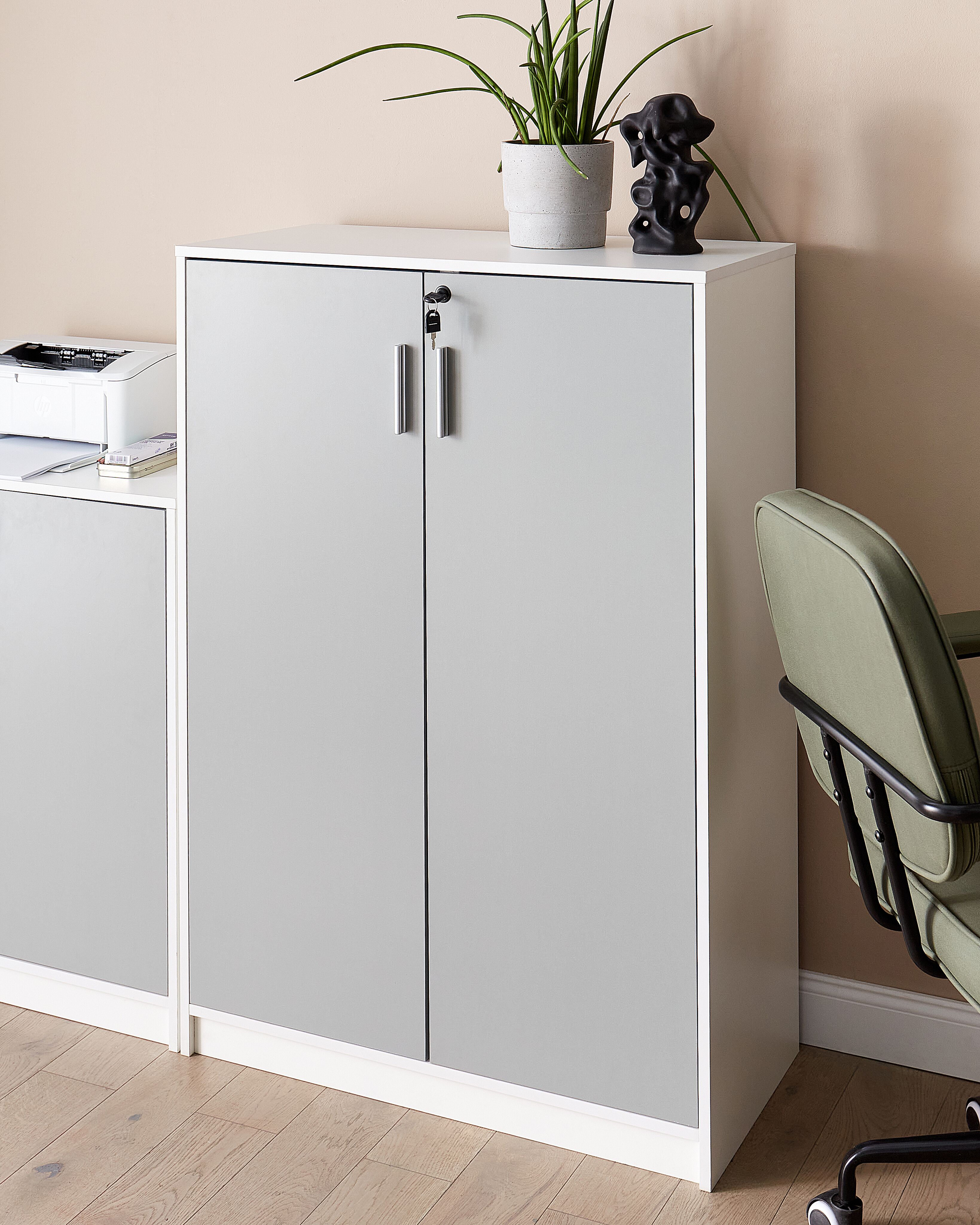 Storage Unit ZEHNA Light Grey