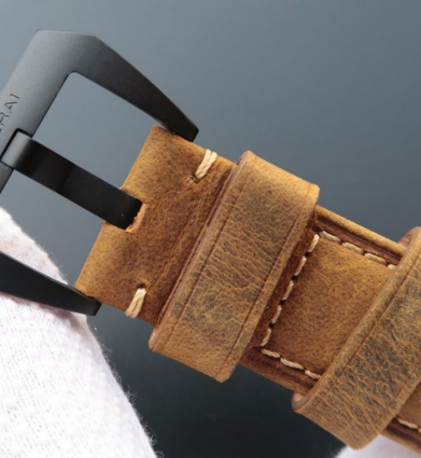 Replica Panerai XF PAM580 Real Ceramic Black Dial Asso Strap P.9100 - Top club